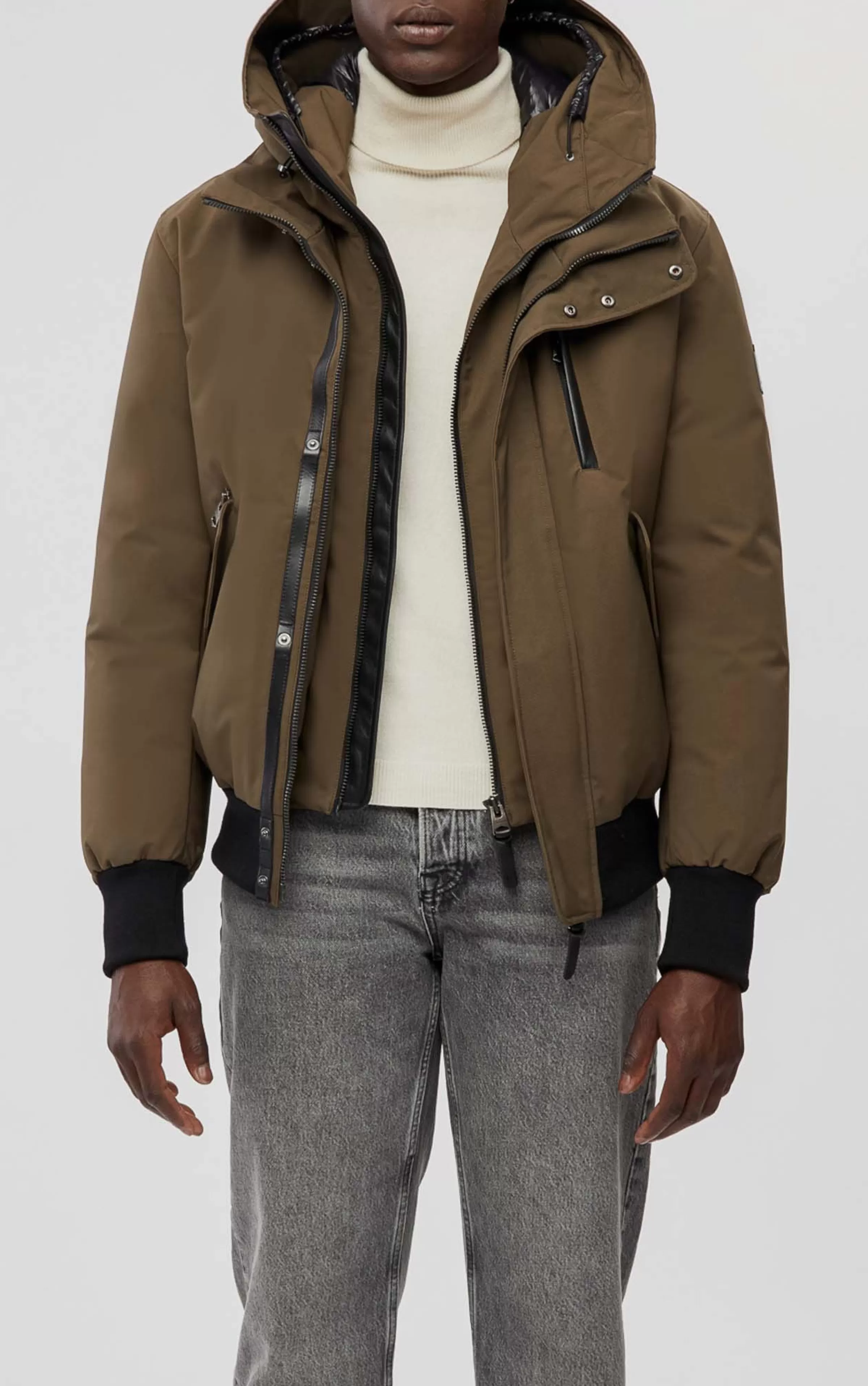 Dixon, 2-in-1 Down Bomber Jacket With Hooded Bib For Men | ® US | Mackage Flash Sale