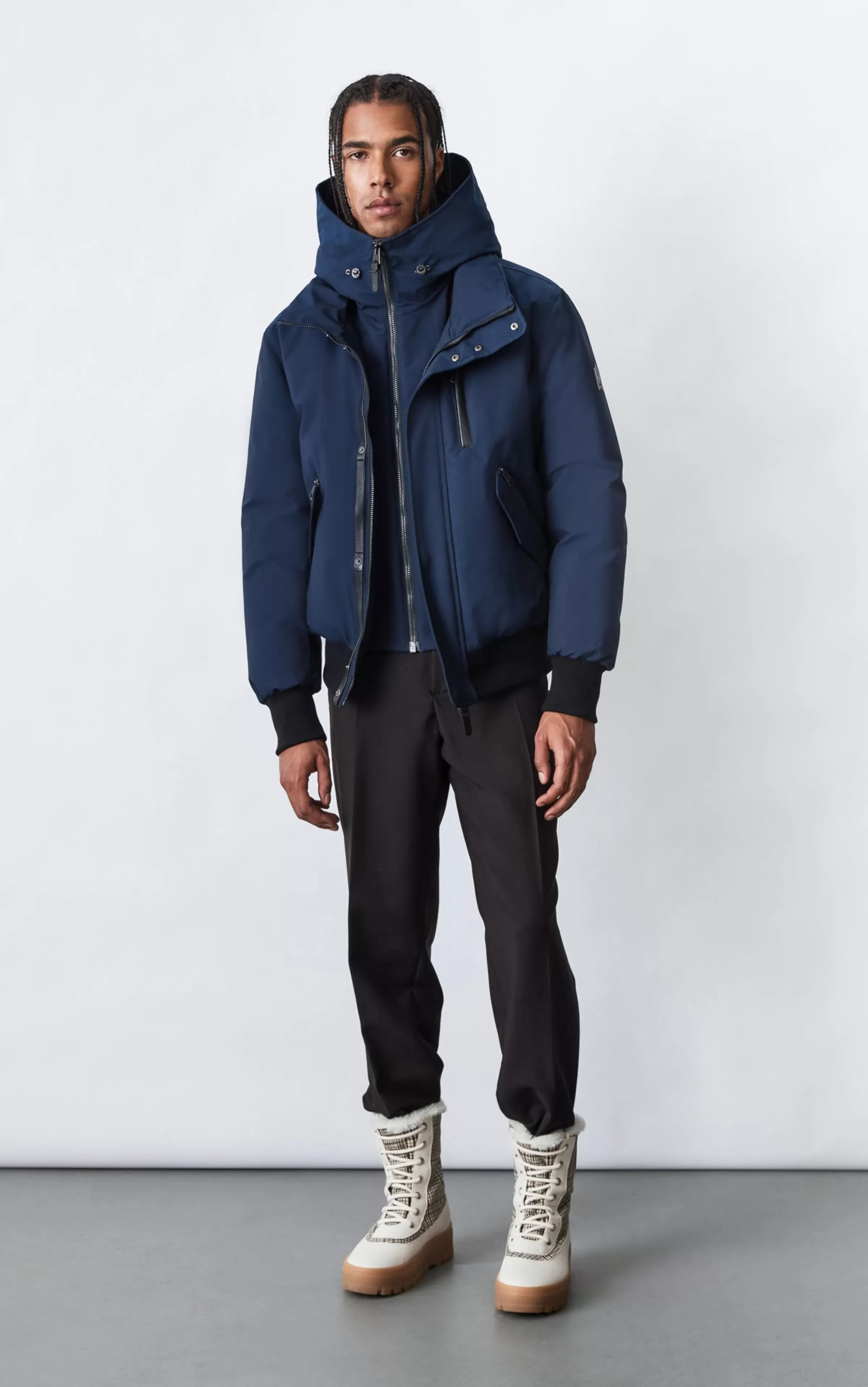 Dixon, 2-in-1 Down Bomber Jacket With Hooded Bib For Men | ® US | Mackage Flash Sale