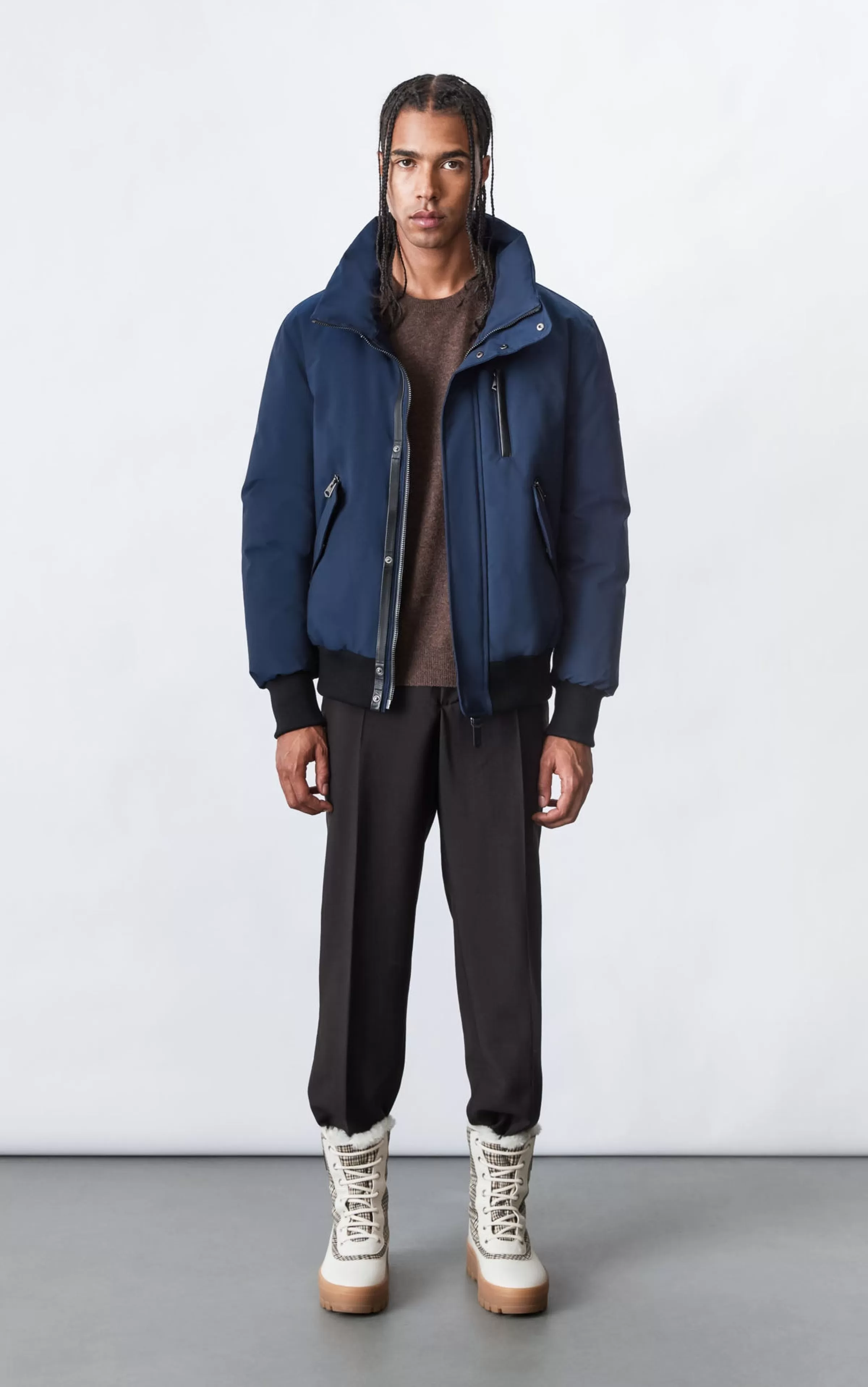 Dixon, 2-in-1 Down Bomber Jacket With Hooded Bib For Men | ® US | Mackage Flash Sale