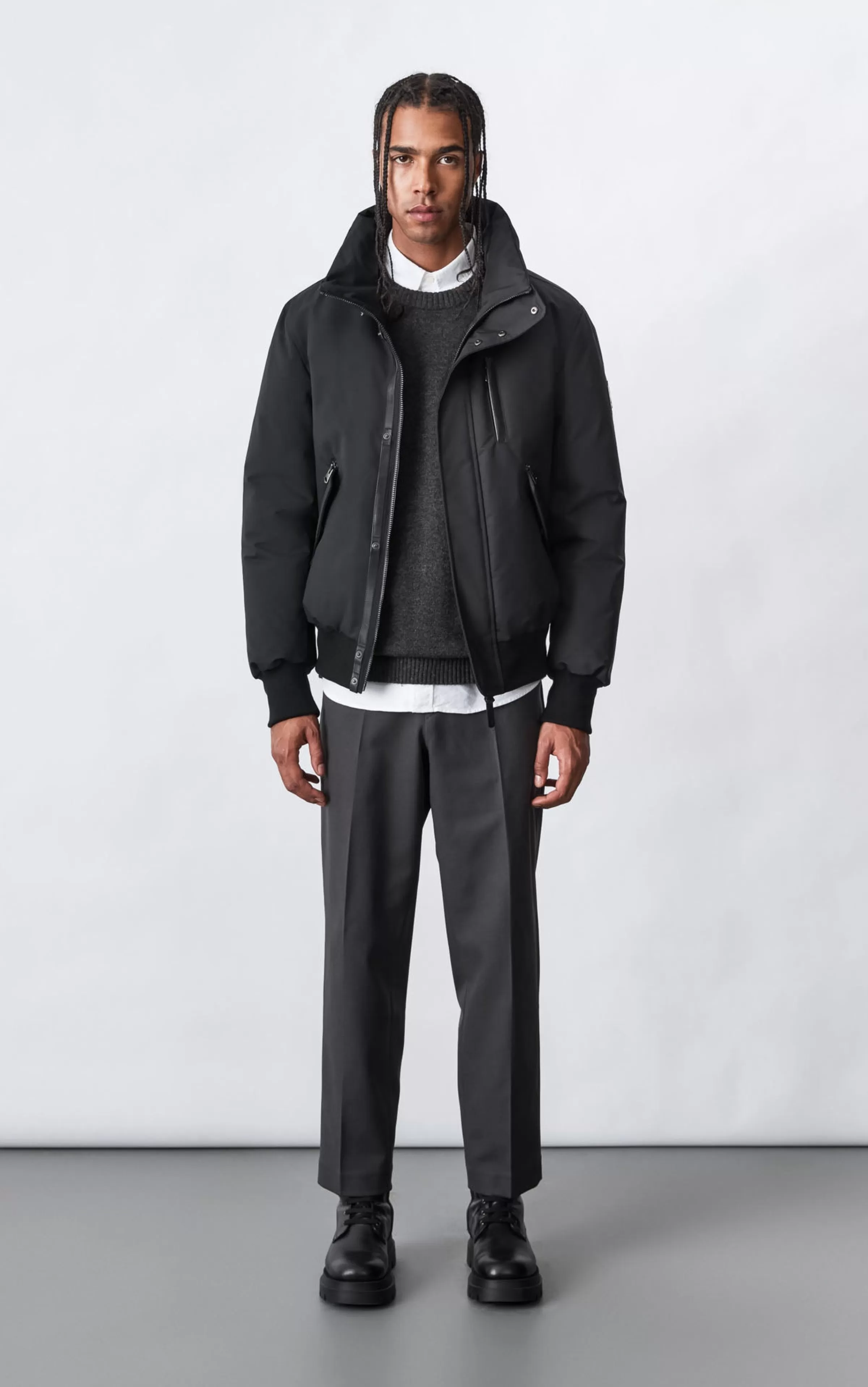 Dixon, 2-in-1 Down Bomber Jacket With Hooded Bib For Men | ® US | Mackage Flash Sale