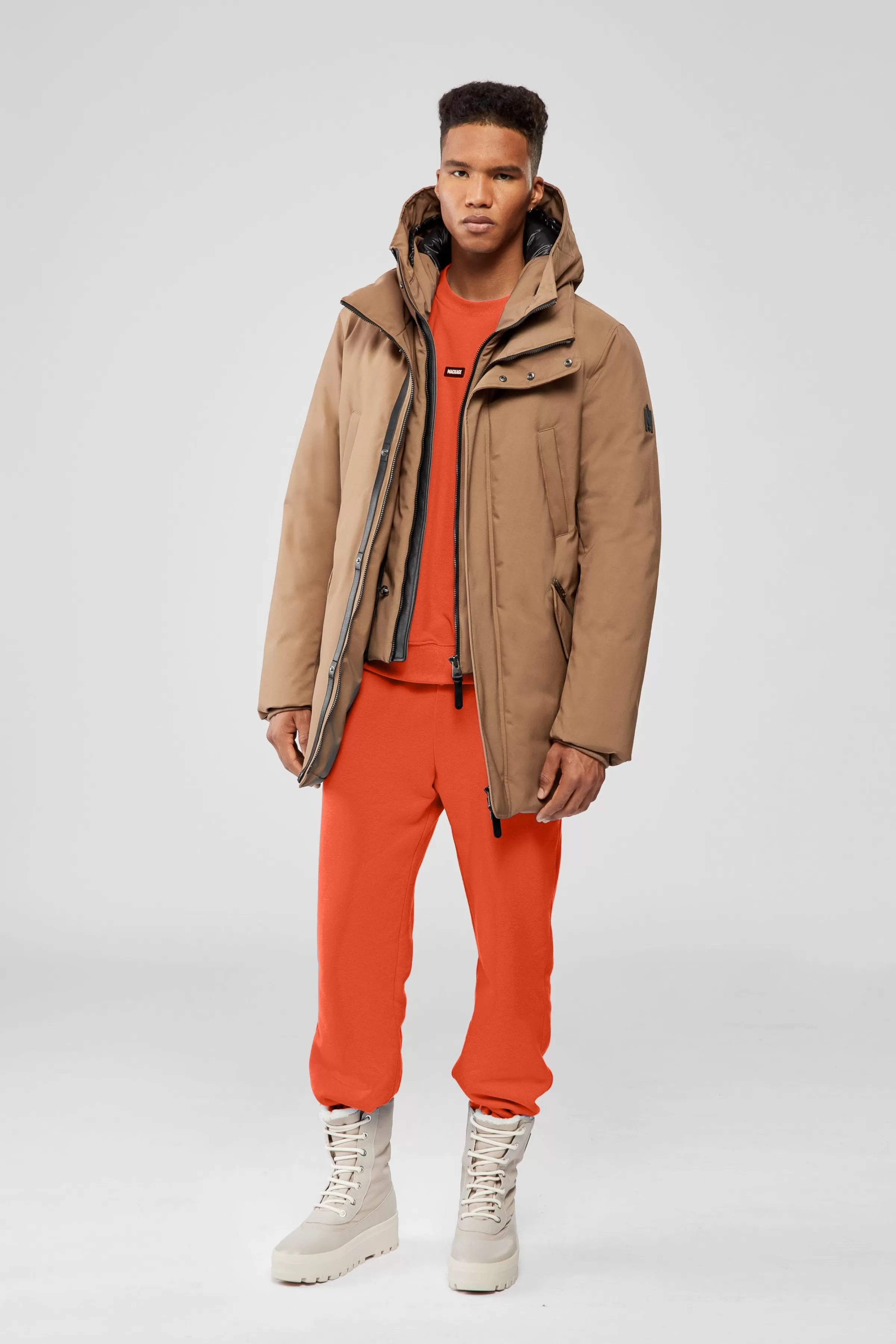 Edward, 2-in-1 Down Coat With Removable Hooded Bib For Men | ® US | Mackage Best Sale