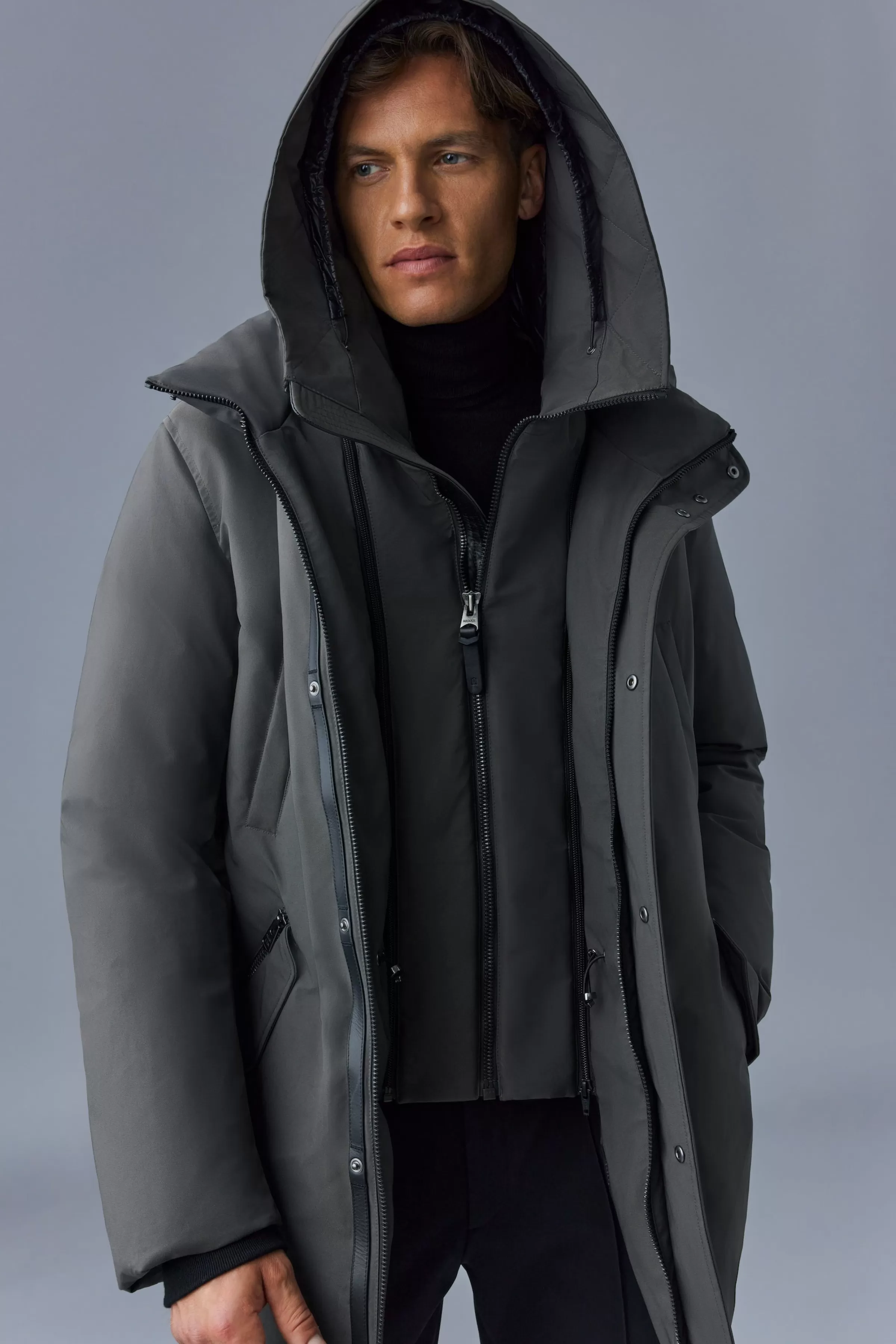 Edward, 2-in-1 Down Coat With Removable Hooded Bib For Men | ® US | Mackage Best Sale