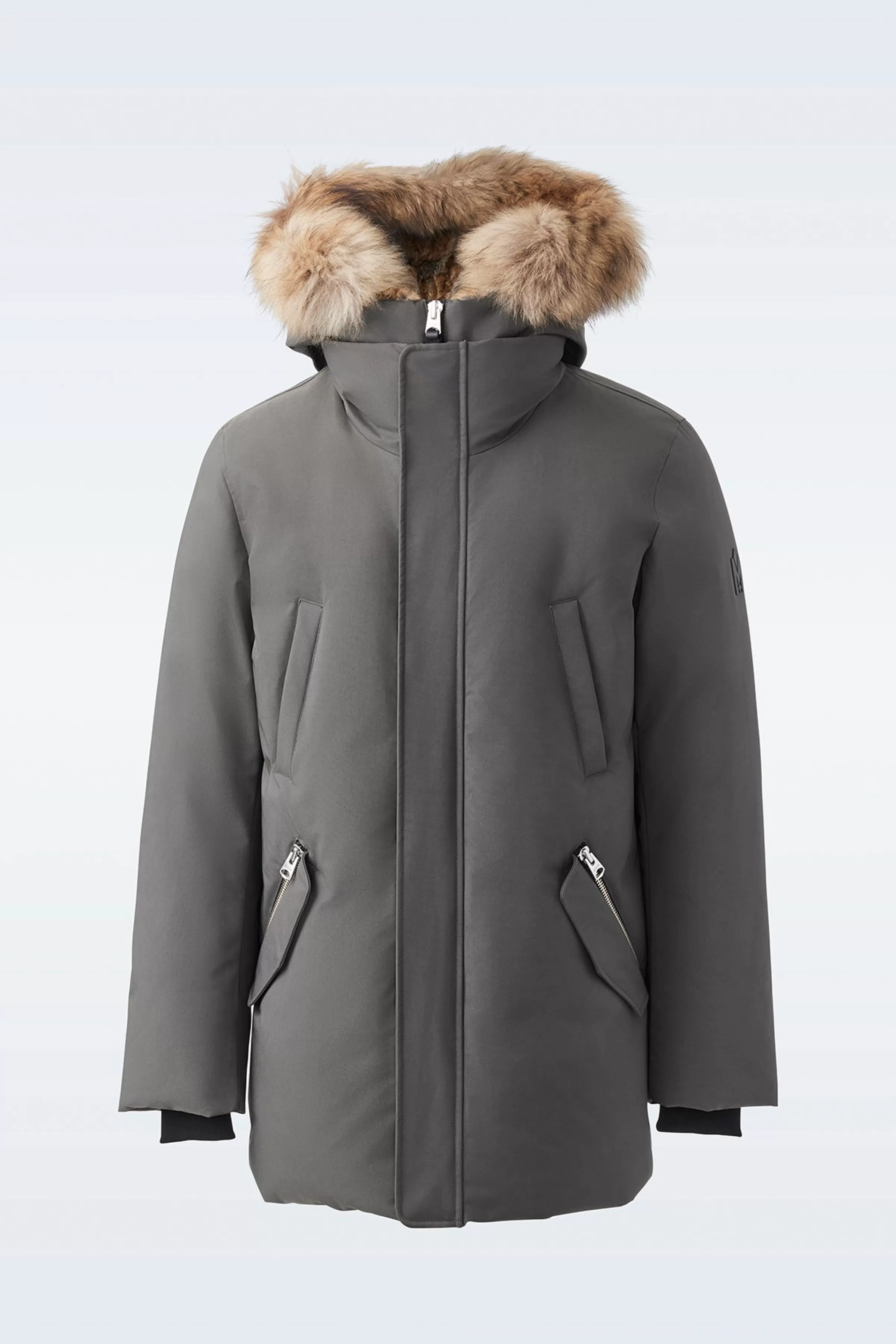 Edward, 2-in-1 Down Parka With Hooded Bib And Natural Fur For Men | ® US | Mackage Fashion