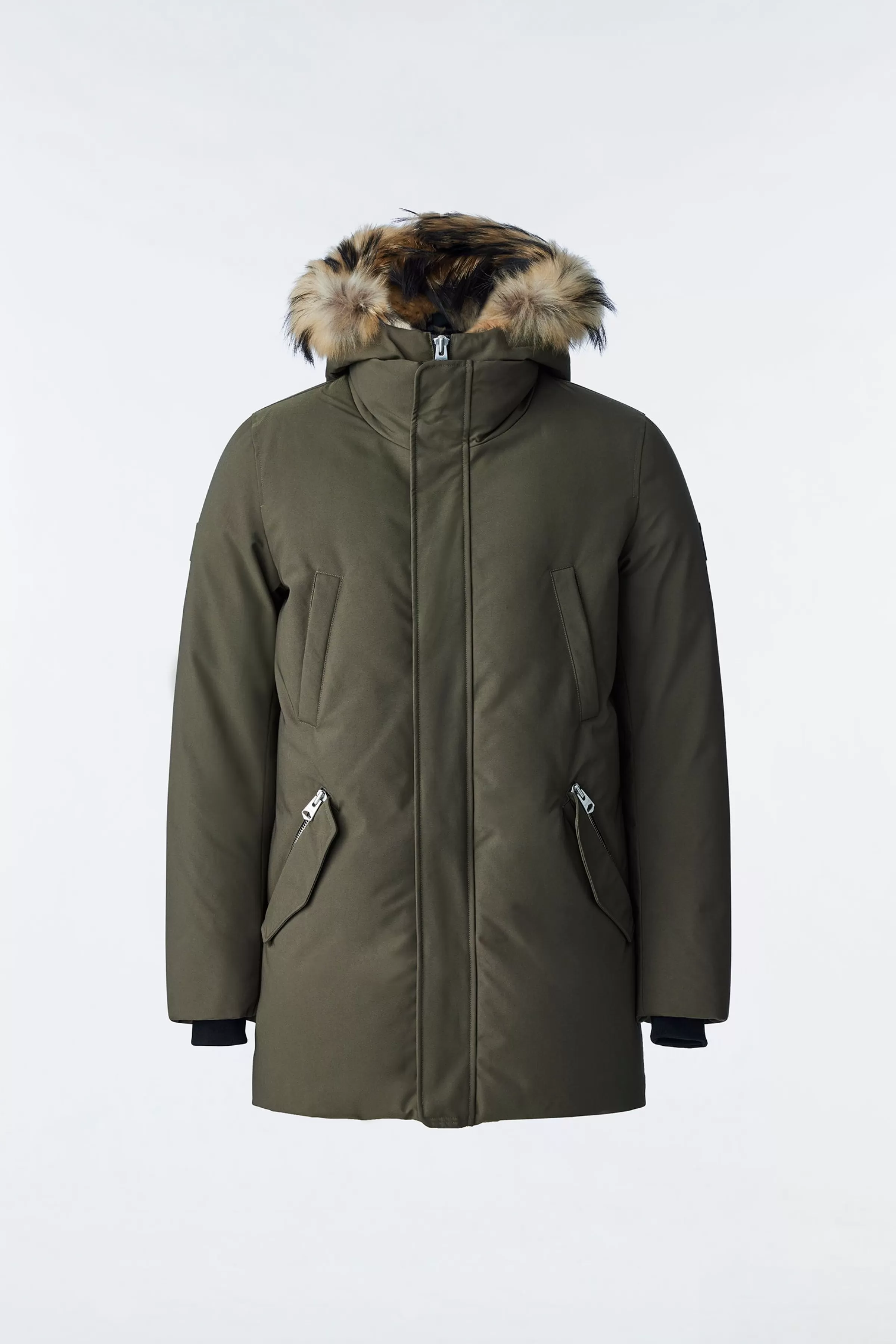 Edward, 2-in-1 Down Parka With Hooded Bib And Natural Fur For Men | ® US | Mackage Store