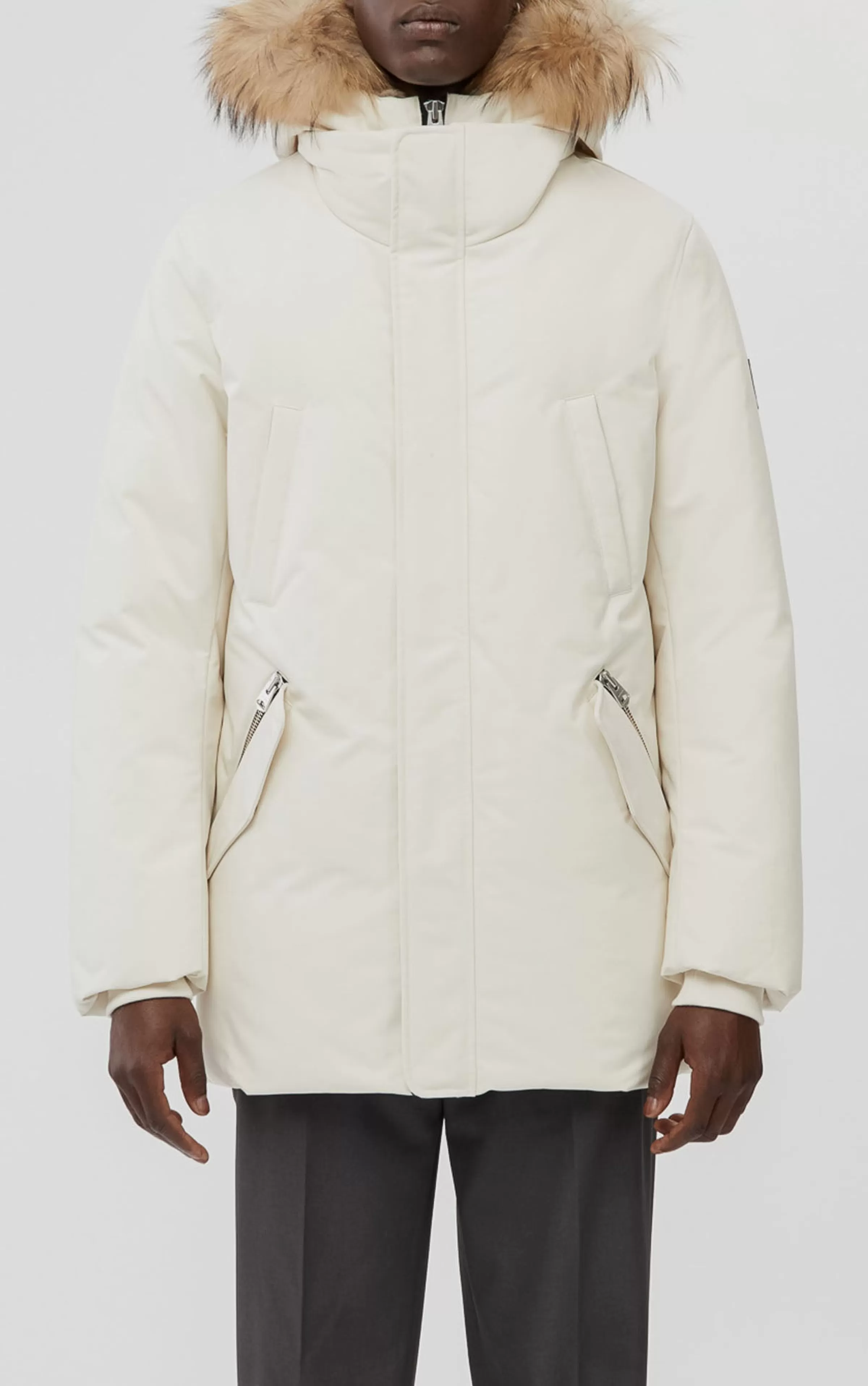 Edward, 2-in-1 Down Parka With Hooded Bib And Natural Fur For Men | ® US | Mackage Store