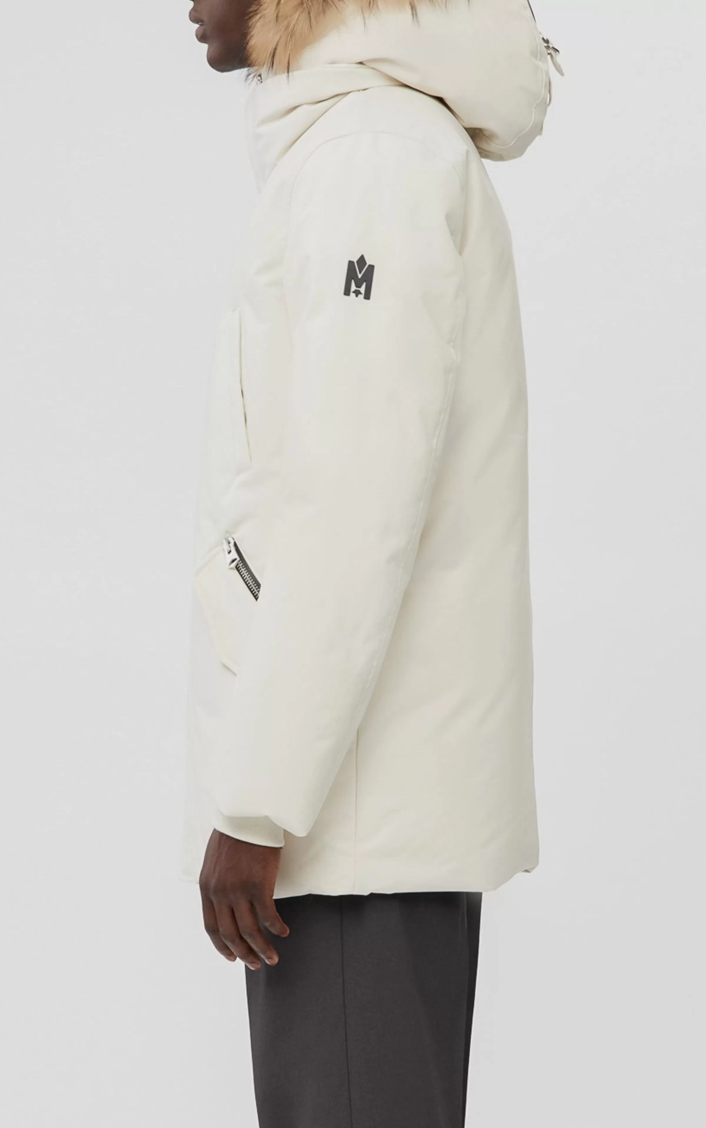 Edward, 2-in-1 Down Parka With Hooded Bib And Natural Fur For Men | ® US | Mackage Store