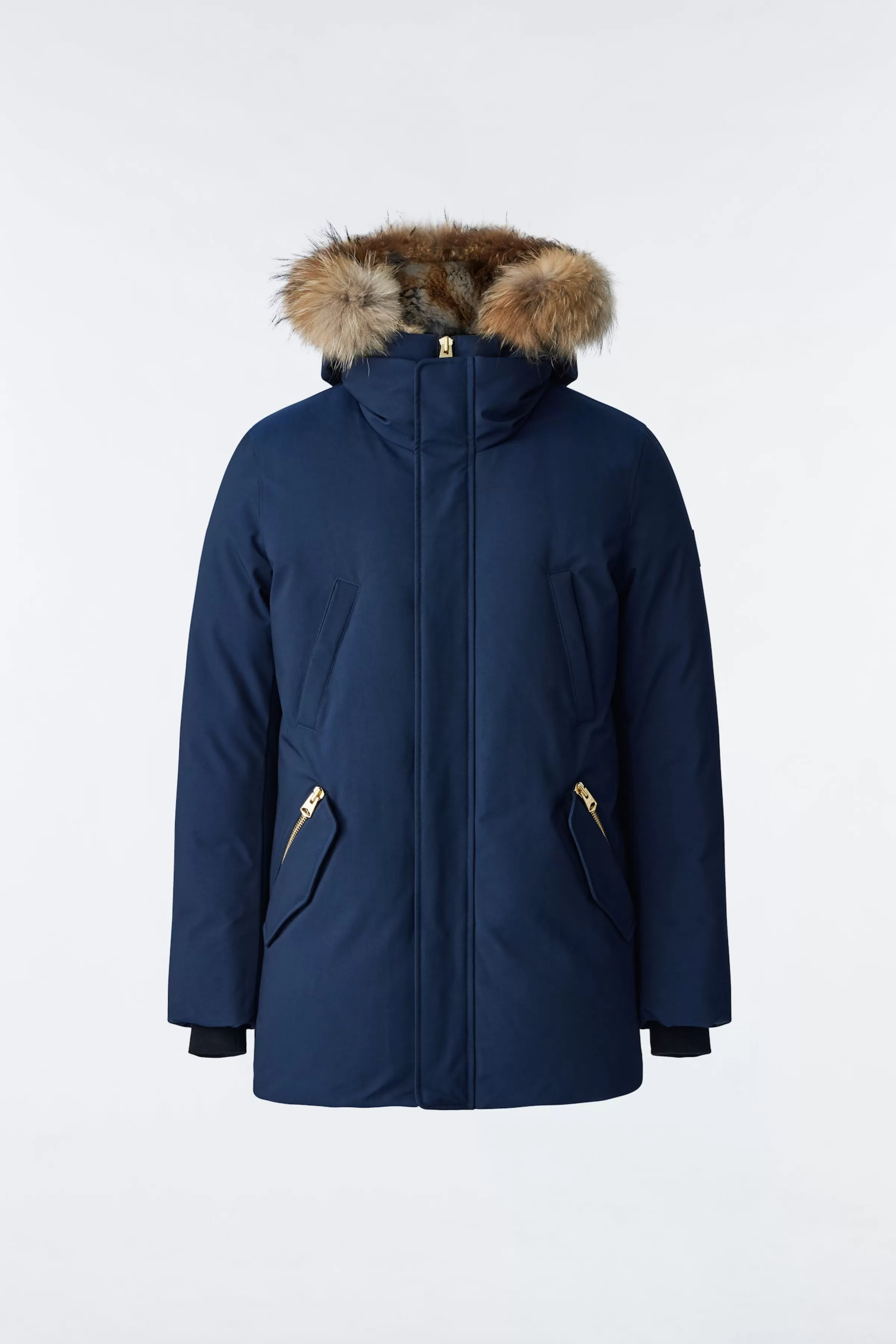 Edward, 2-in-1 Down Parka With Hooded Bib And Natural Fur For Men | ® US | Mackage Store