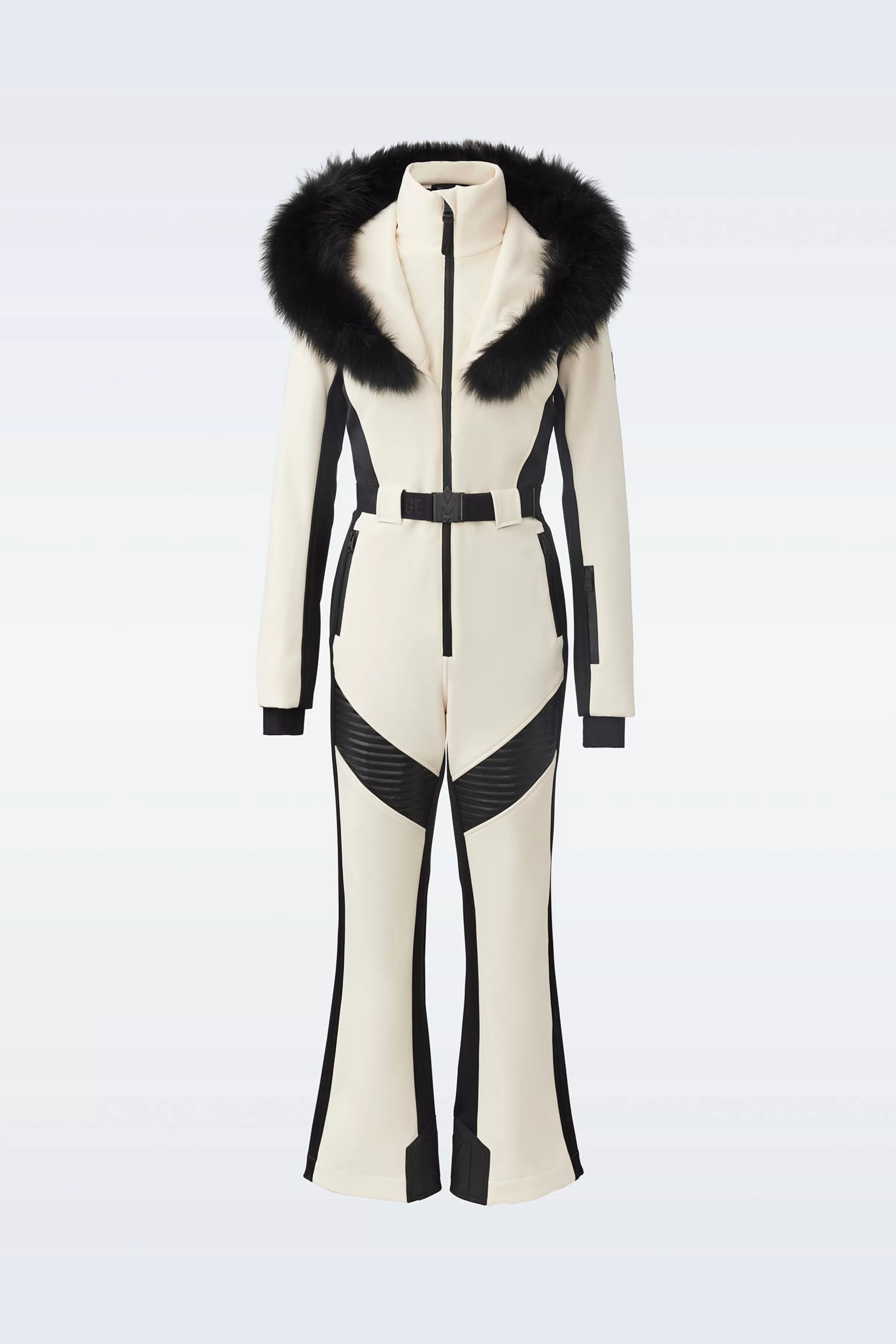 Elle, Techno Fleece Ski Suit With Removable Hood And Fur Trim For Ladies | ® US | Mackage Hot