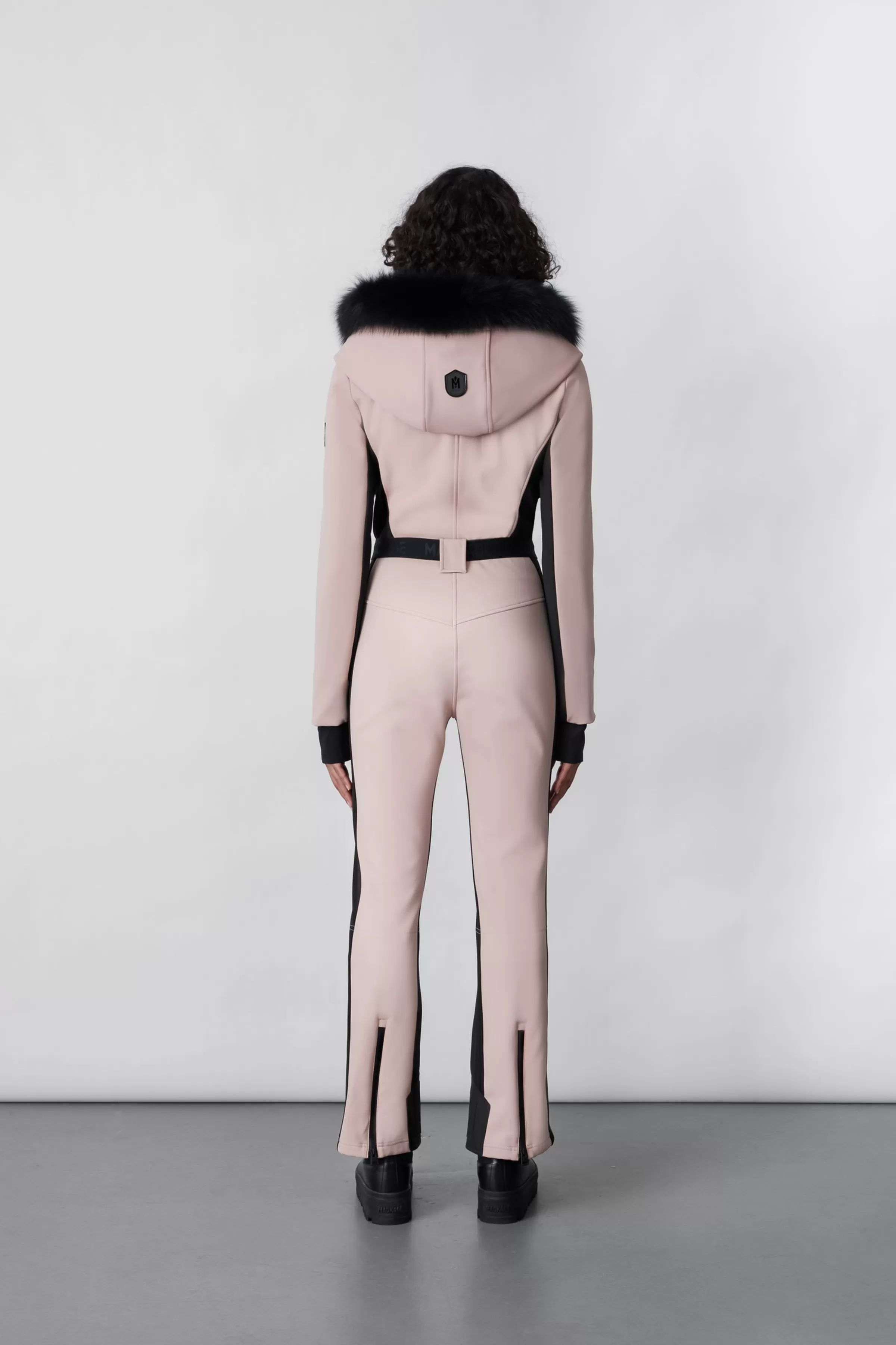 Elle, Techno Fleece Ski Suit With Removable Hood And Fur Trim For Ladies | ® US | Mackage Hot
