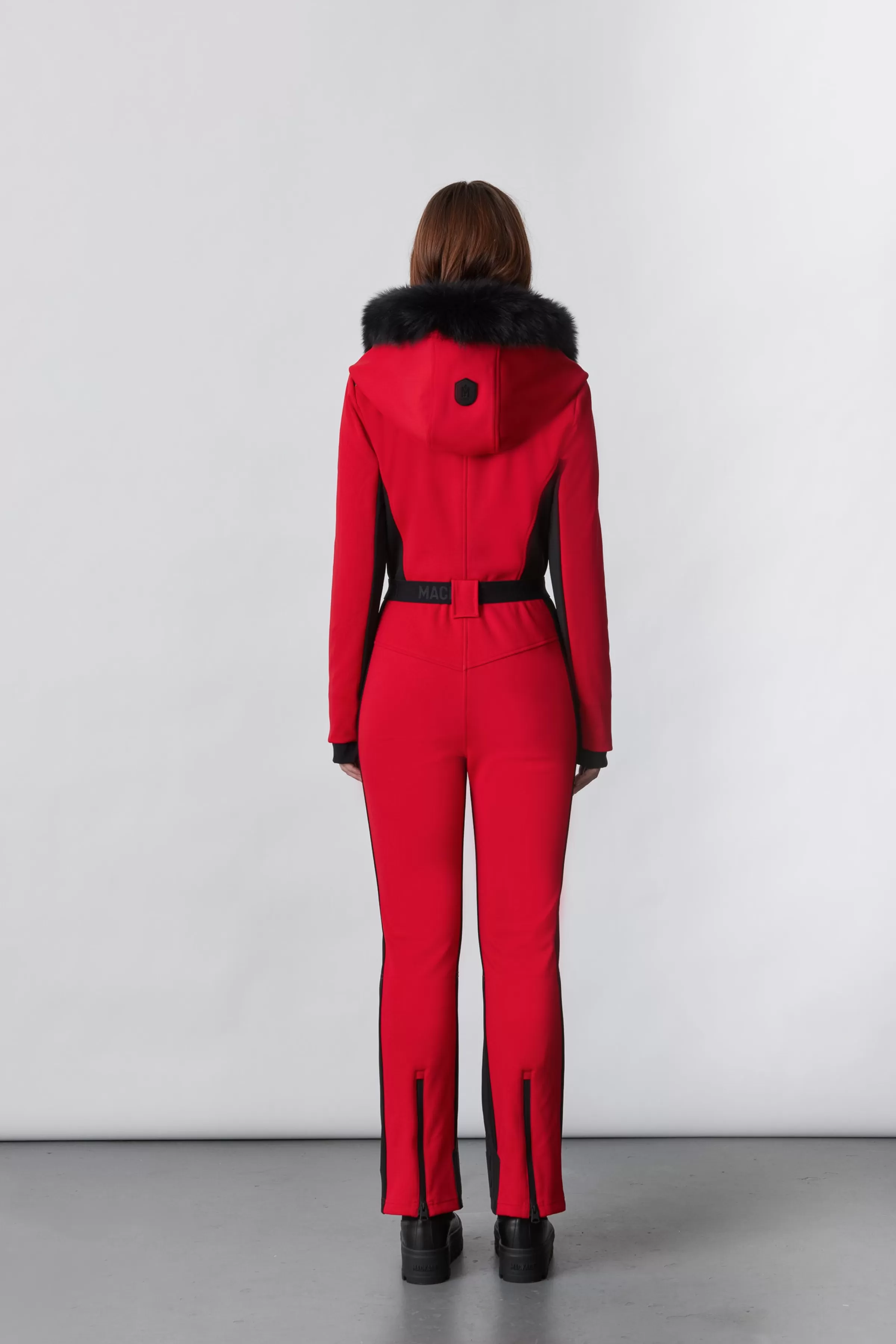 Elle, Techno Fleece Ski Suit With Removable Hood And Fur Trim For Ladies | ® US | Mackage Hot
