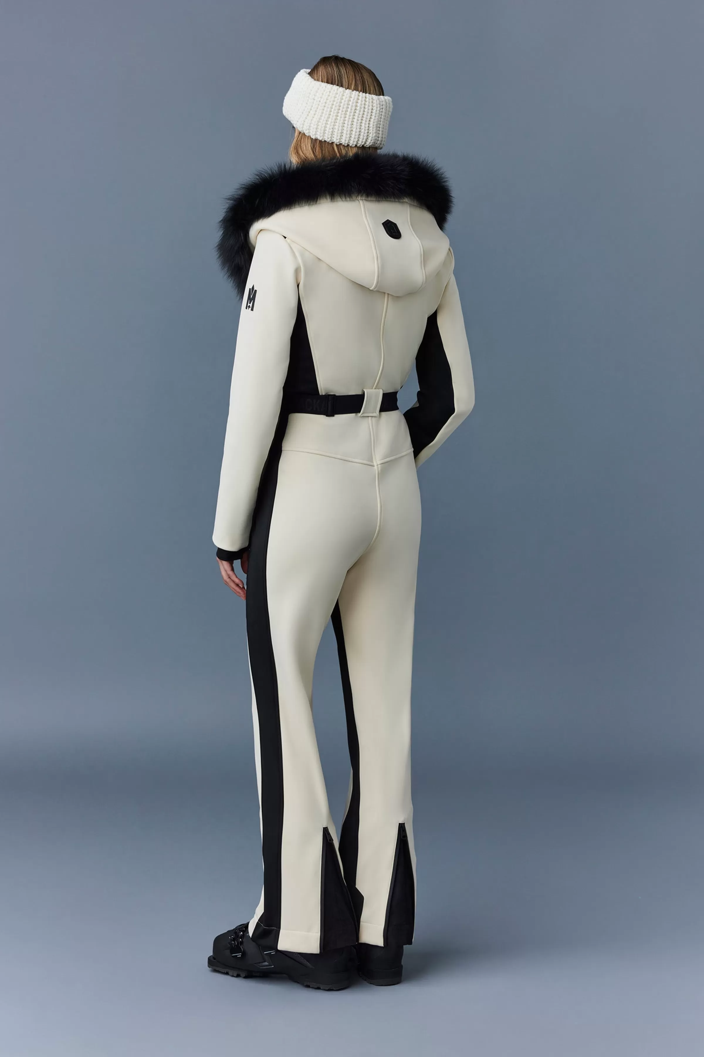 Elle, Techno Fleece Ski Suit With Removable Hood And Fur Trim For Ladies | ® US | Mackage Hot