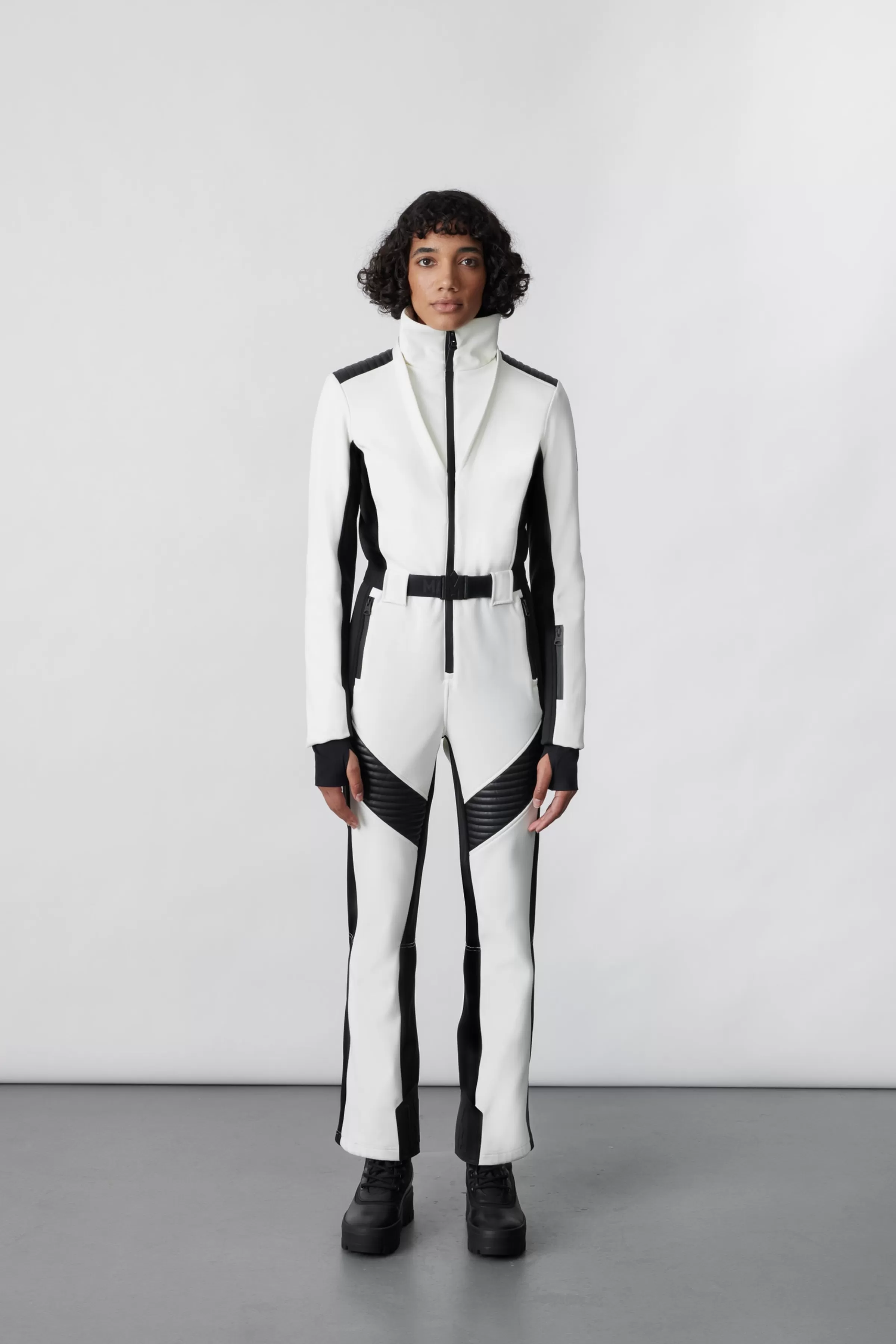Elle, Techno Fleece Ski Suit With Removable Hood And Fur Trim For Ladies | ® US | Mackage Hot