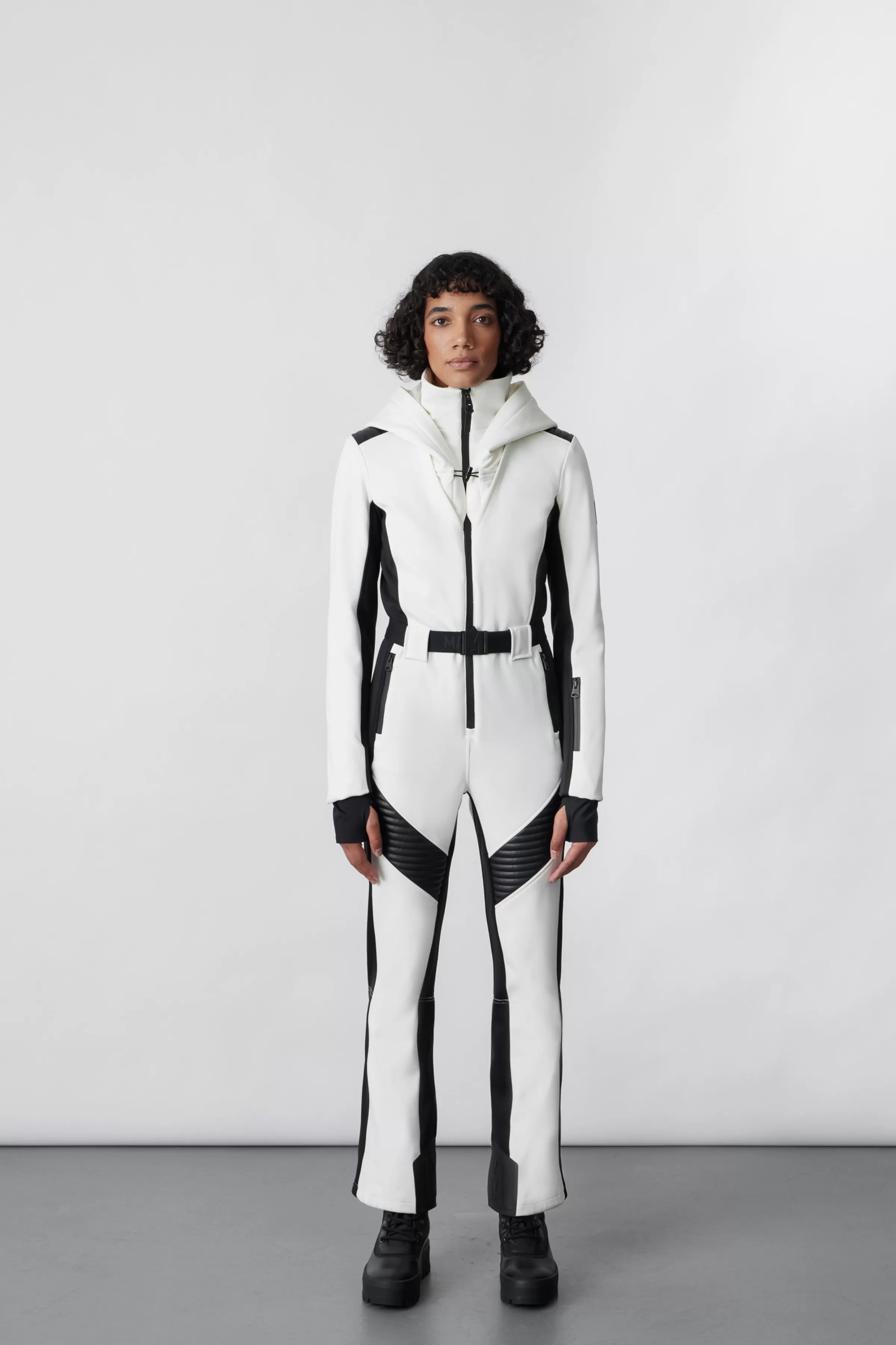 Elle, Techno Fleece Ski Suit With Removable Hood And Fur Trim For Ladies | ® US | Mackage Hot