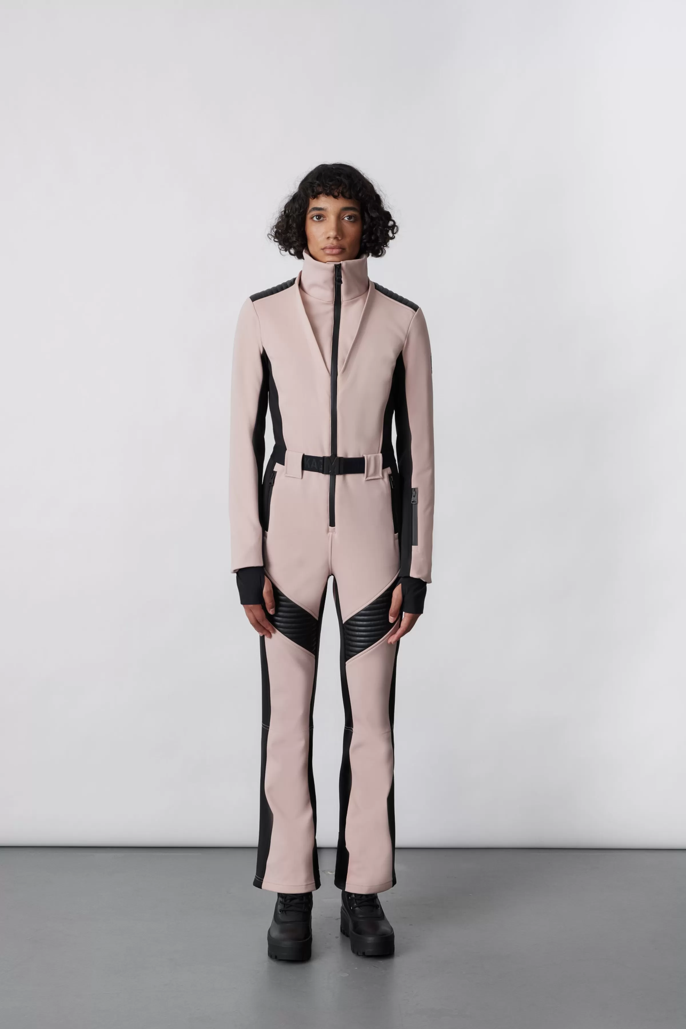 Elle, Techno Fleece Ski Suit With Removable Hood And Fur Trim For Ladies | ® US | Mackage Hot