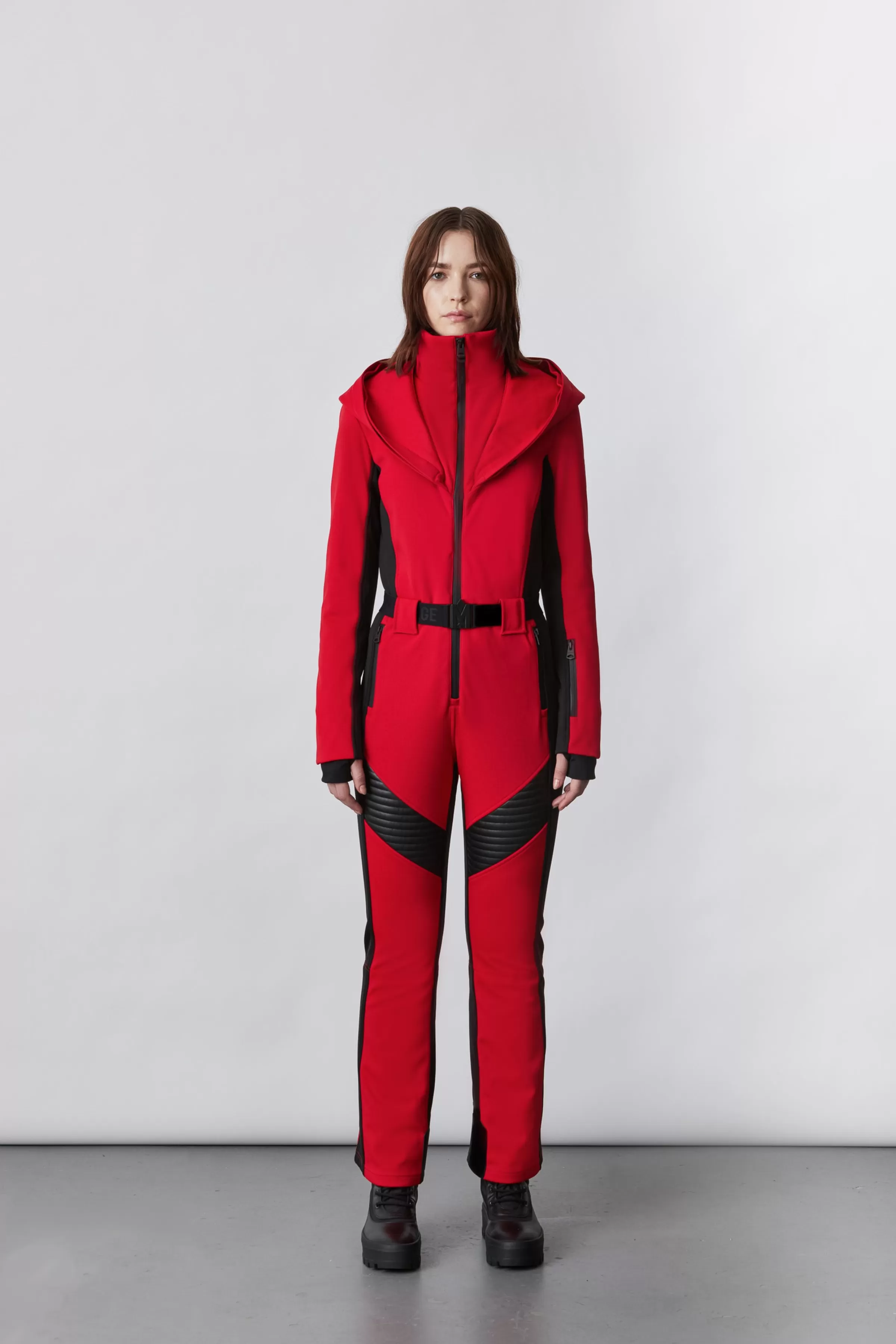 Elle, Techno Fleece Ski Suit With Removable Hood And Fur Trim For Ladies | ® US | Mackage Hot