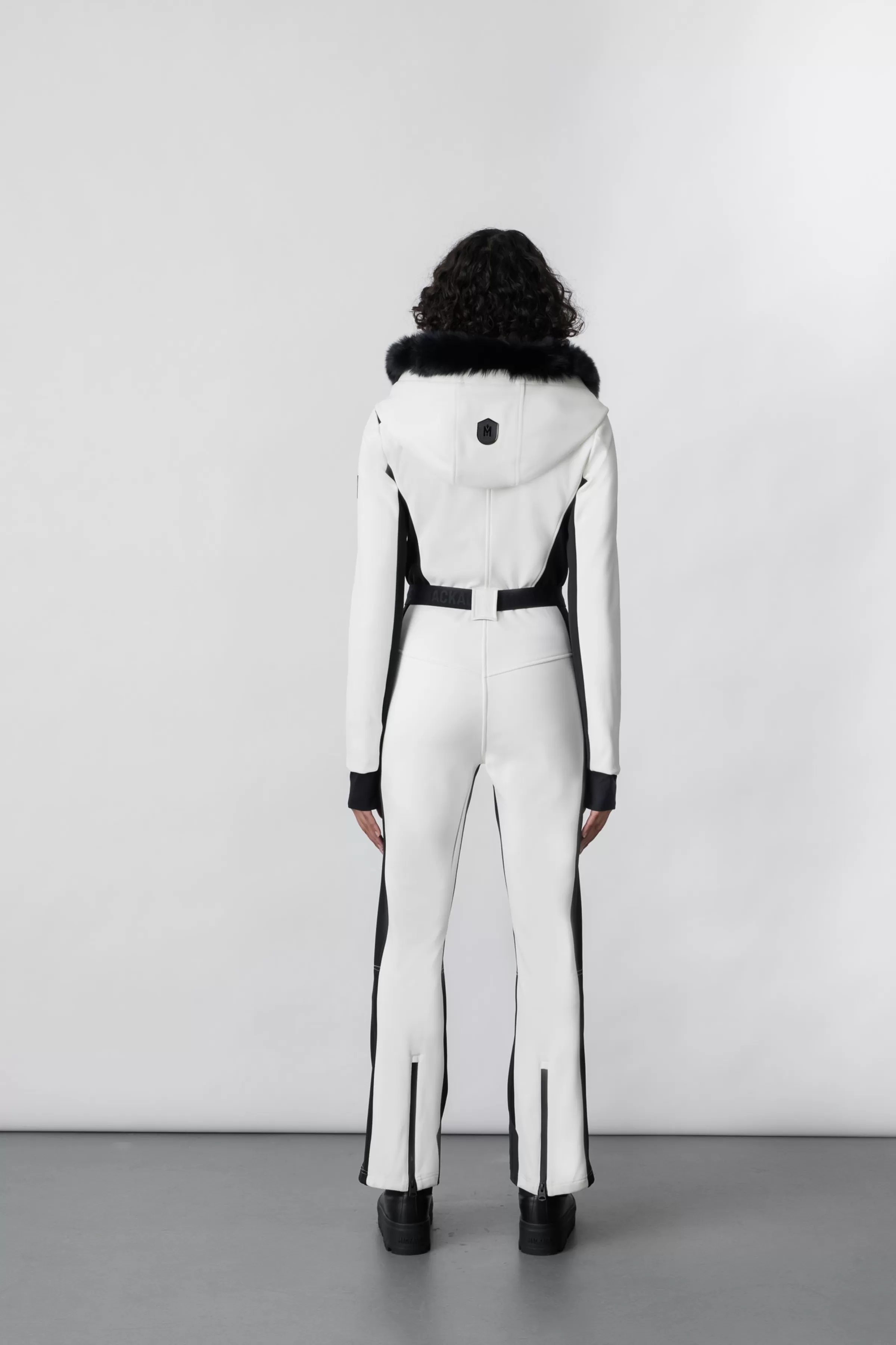Elle, Techno Fleece Ski Suit With Removable Hood And Fur Trim For Ladies | ® US | Mackage Clearance
