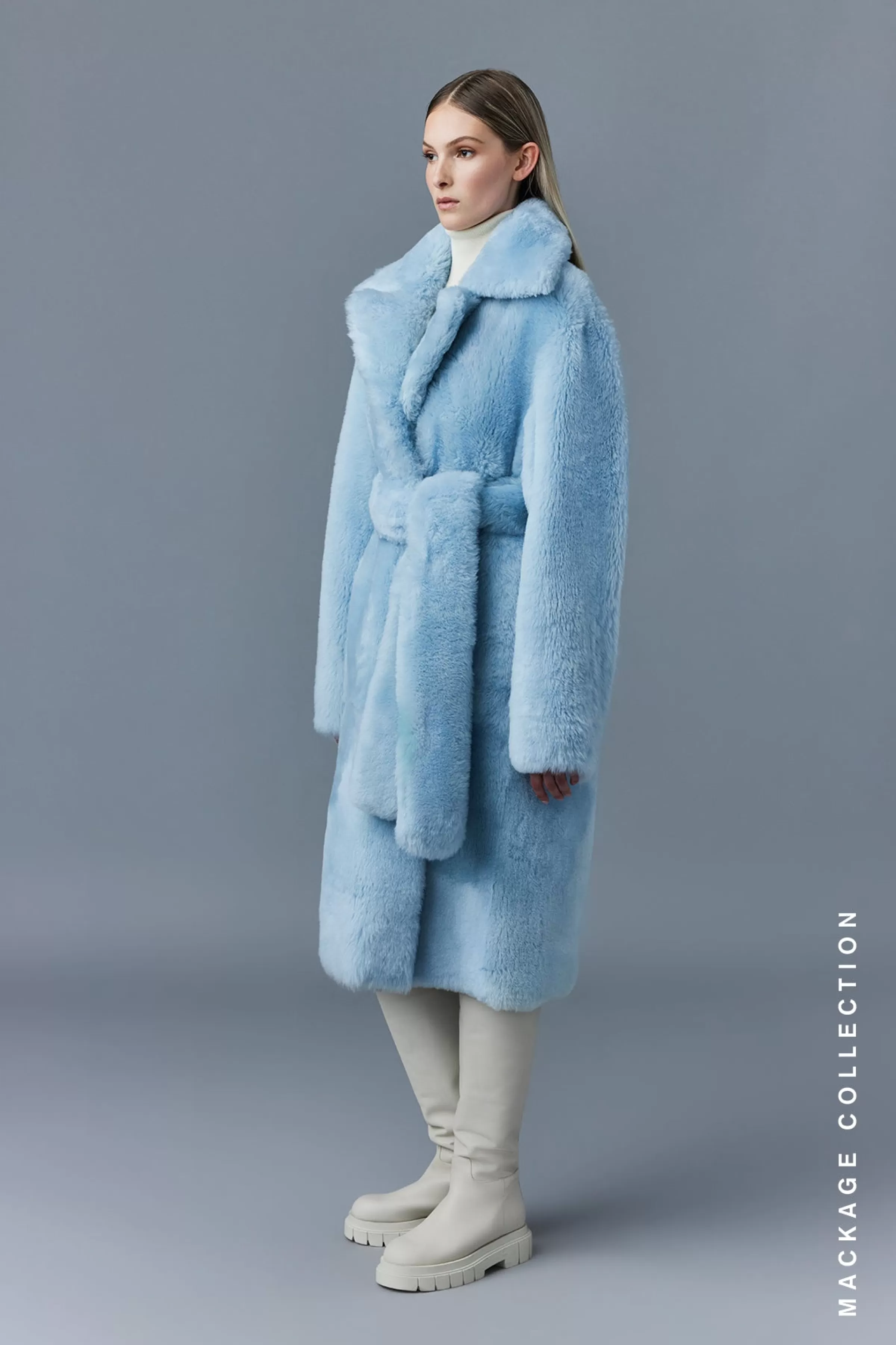 Etienne, Shearling Coat With Belt For Ladies | ® US | Mackage Hot