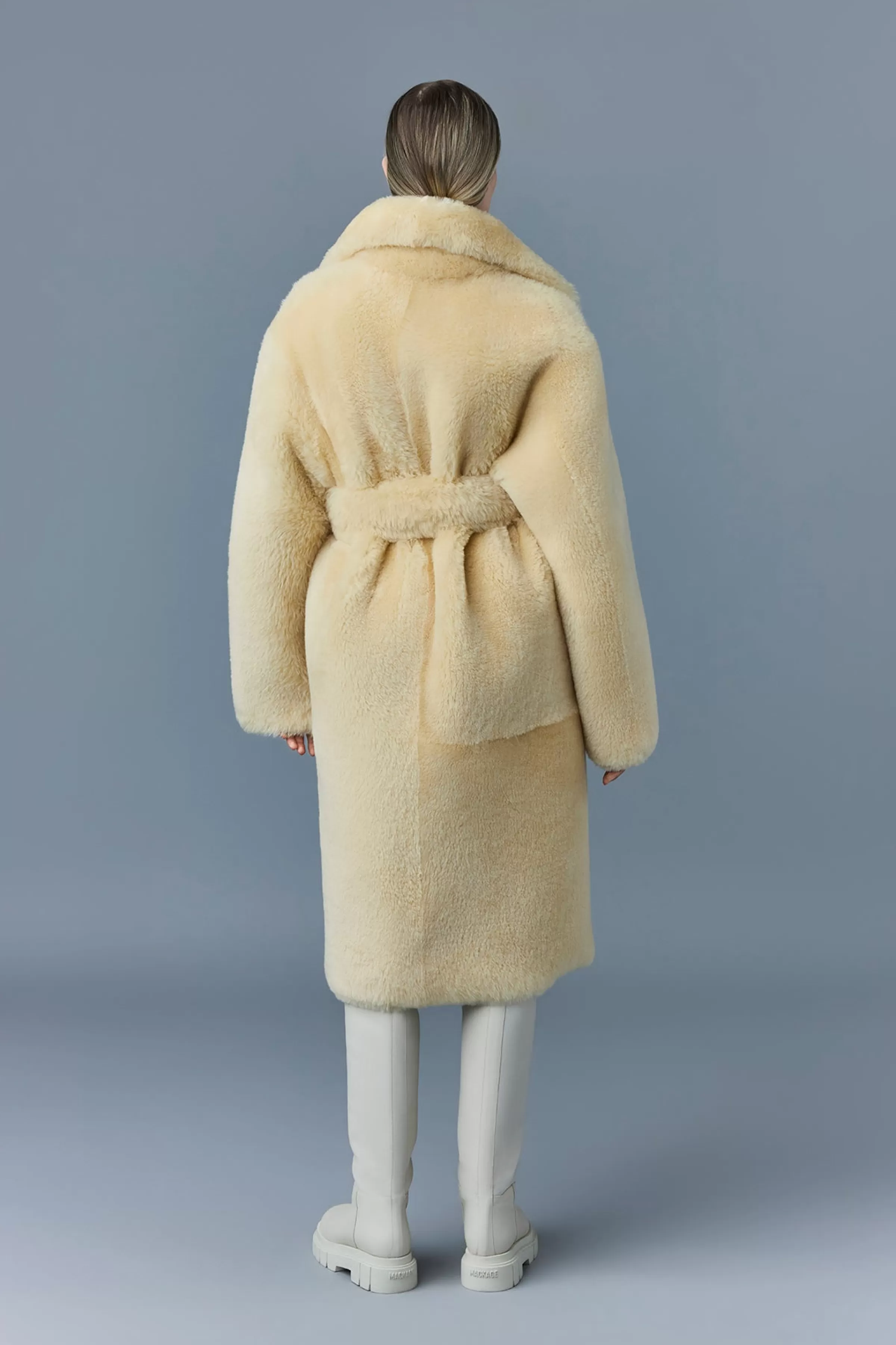 Etienne, Shearling Coat With Belt For Ladies | ® US | Mackage Hot