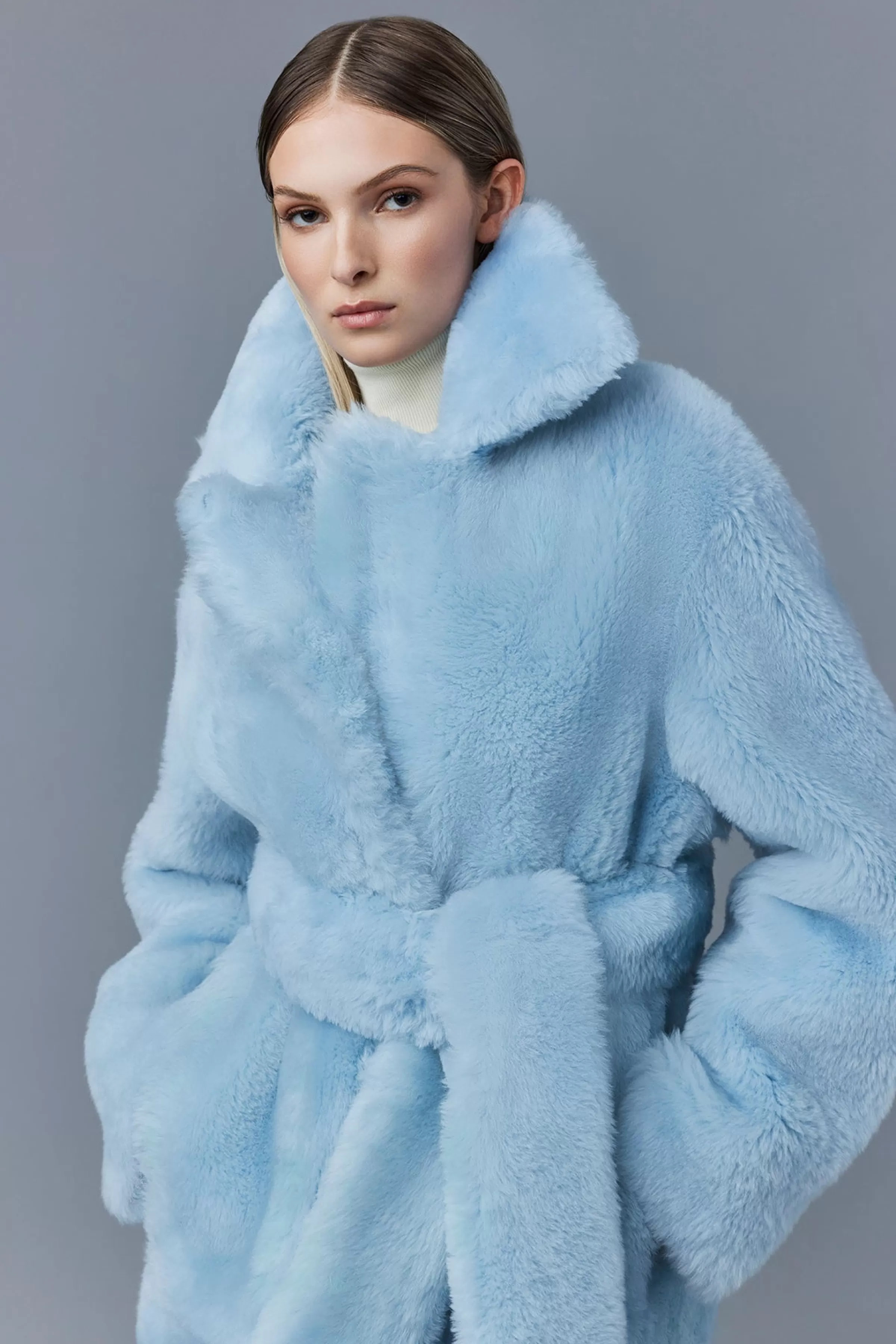 Etienne, Shearling Coat With Belt For Ladies | ® US | Mackage Hot