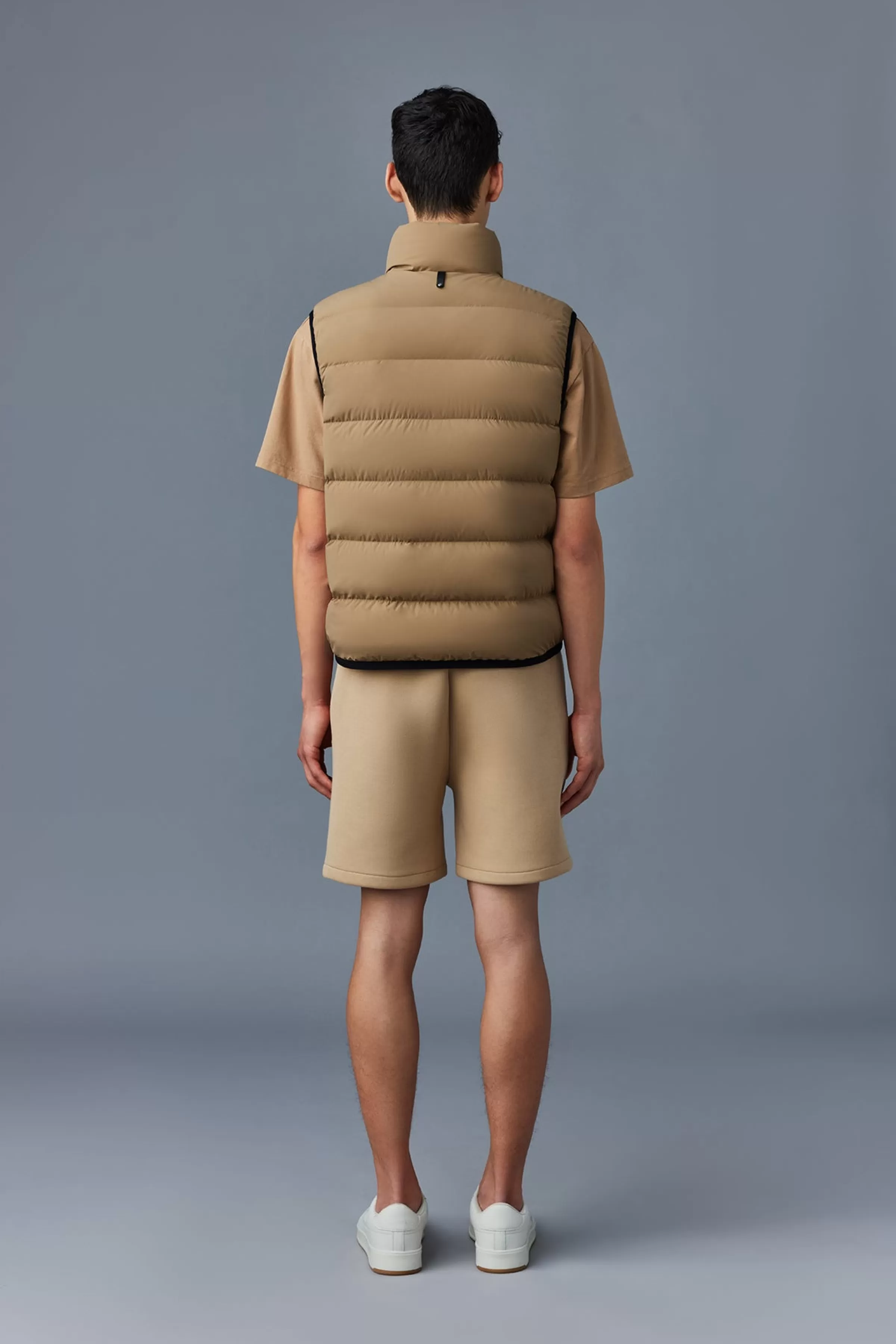 Fisher Stretch Light Down Vest With Stand Collar For Men | ® US | Mackage Best