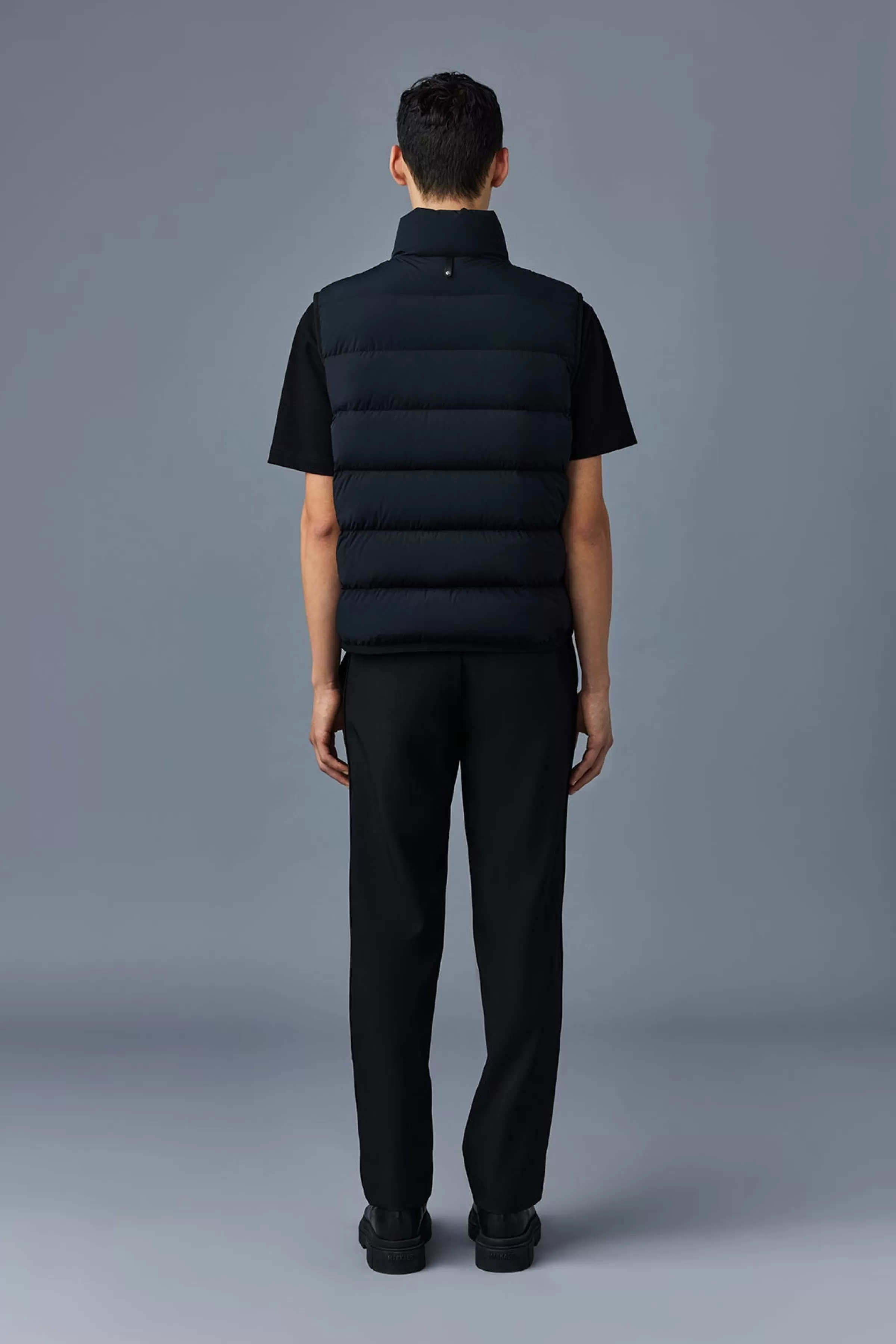 Fisher Stretch Light Down Vest With Stand Collar For Men | ® US | Mackage Best