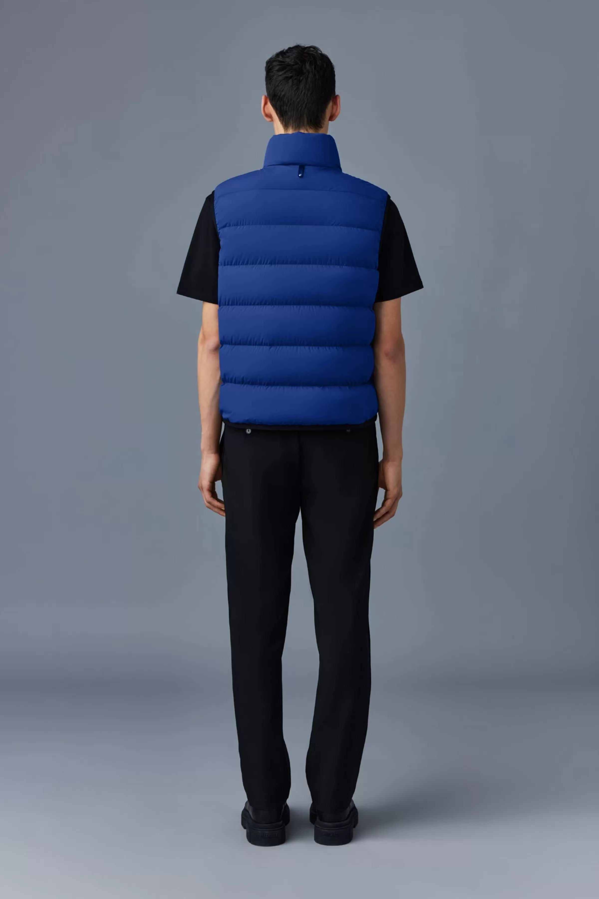 Fisher Stretch Light Down Vest With Stand Collar For Men | ® US | Mackage Best