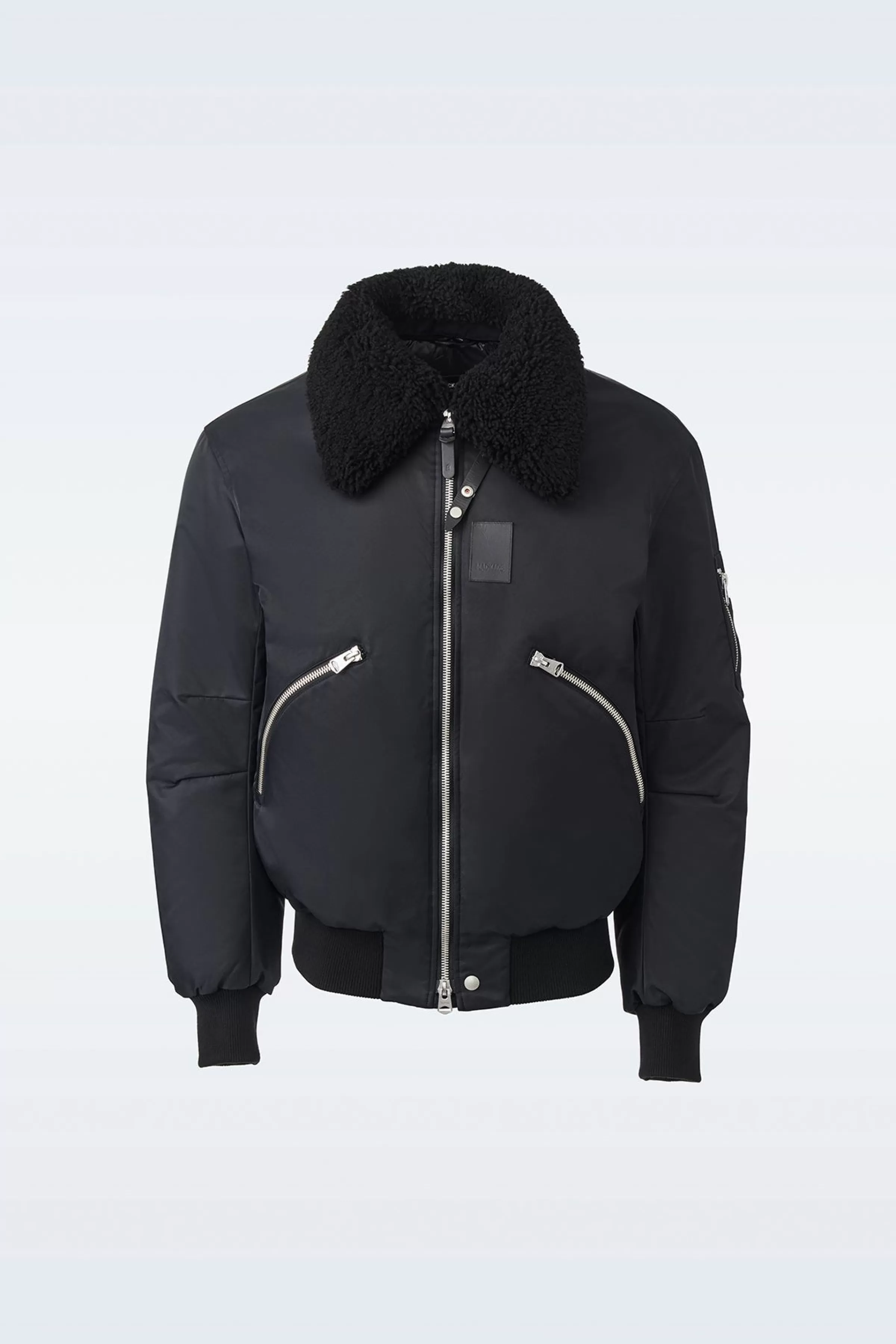 Francis, Down Bomber Jacket With Shearling Collar  For Men | ® US | Mackage Flash Sale