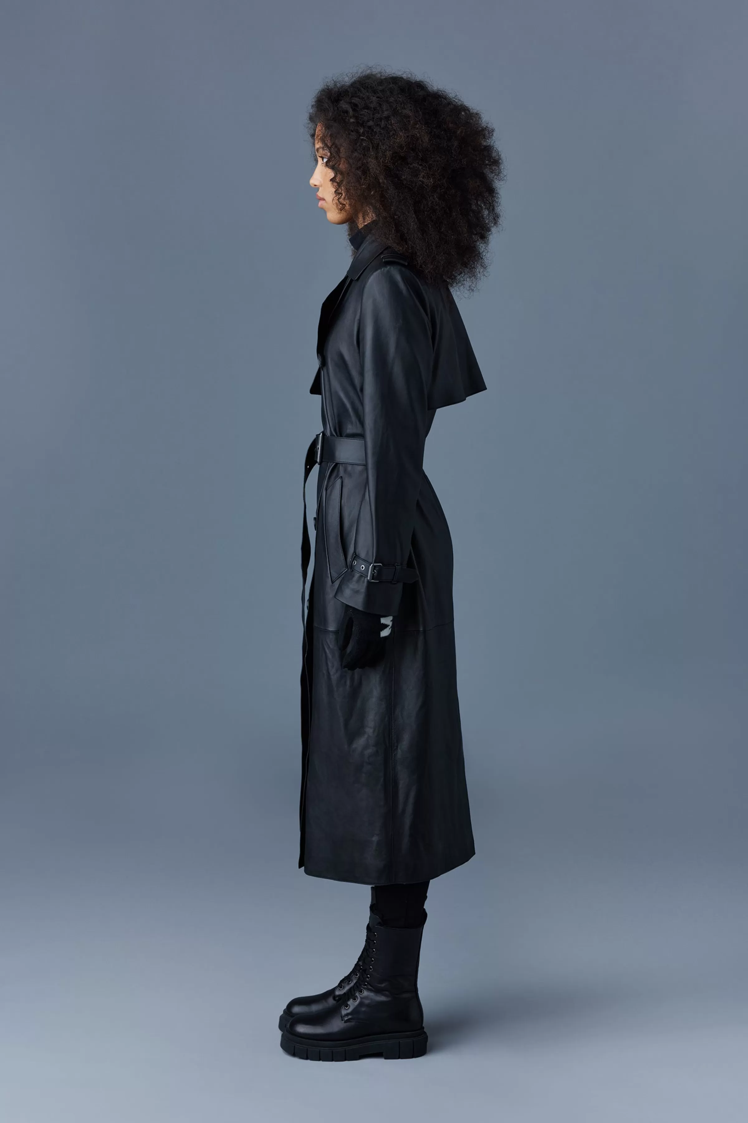 Gael, (R) Leather Trench Coat With Belt For Ladies | ® US | Mackage Cheap