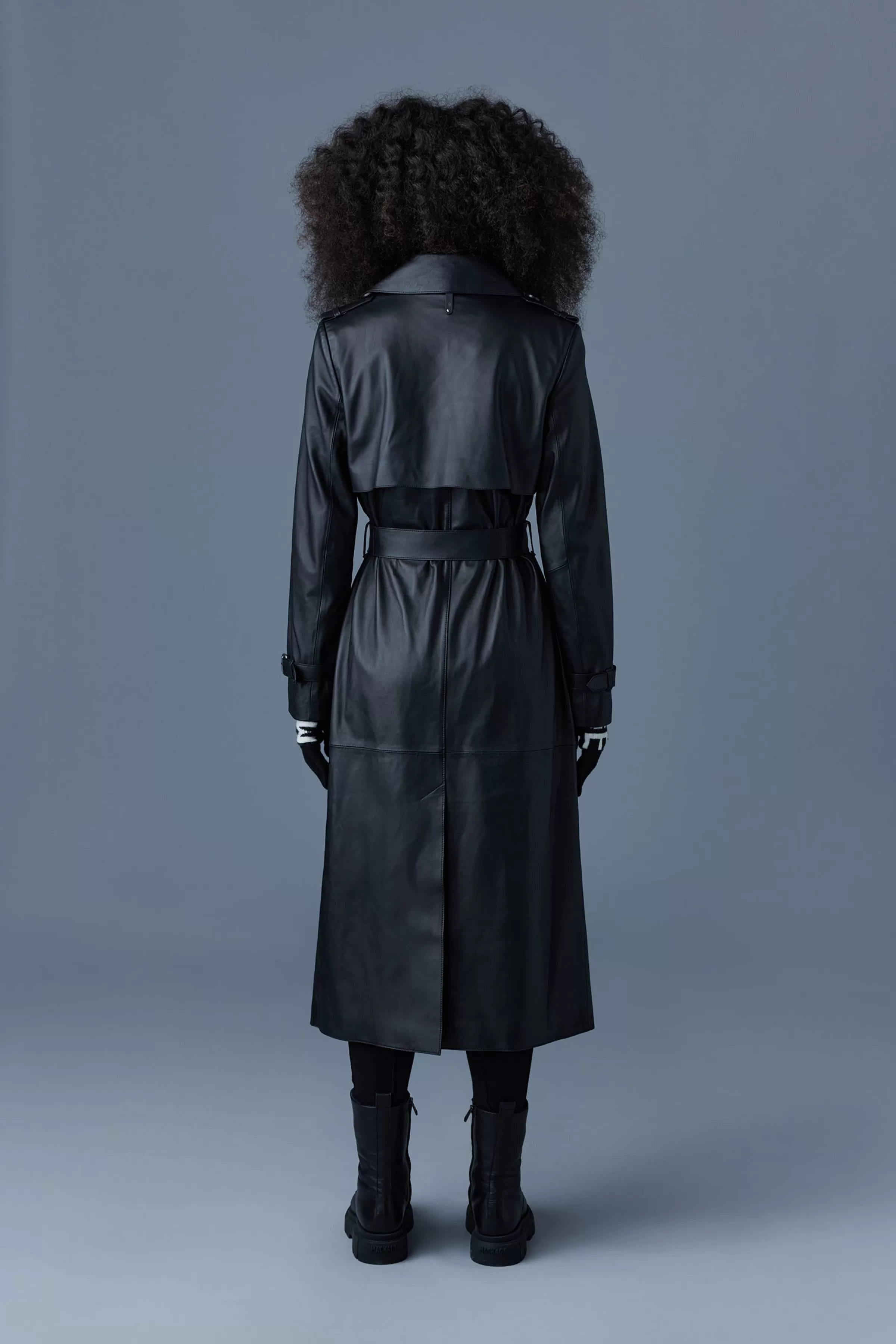 Gael, (R) Leather Trench Coat With Belt For Ladies | ® US | Mackage Cheap