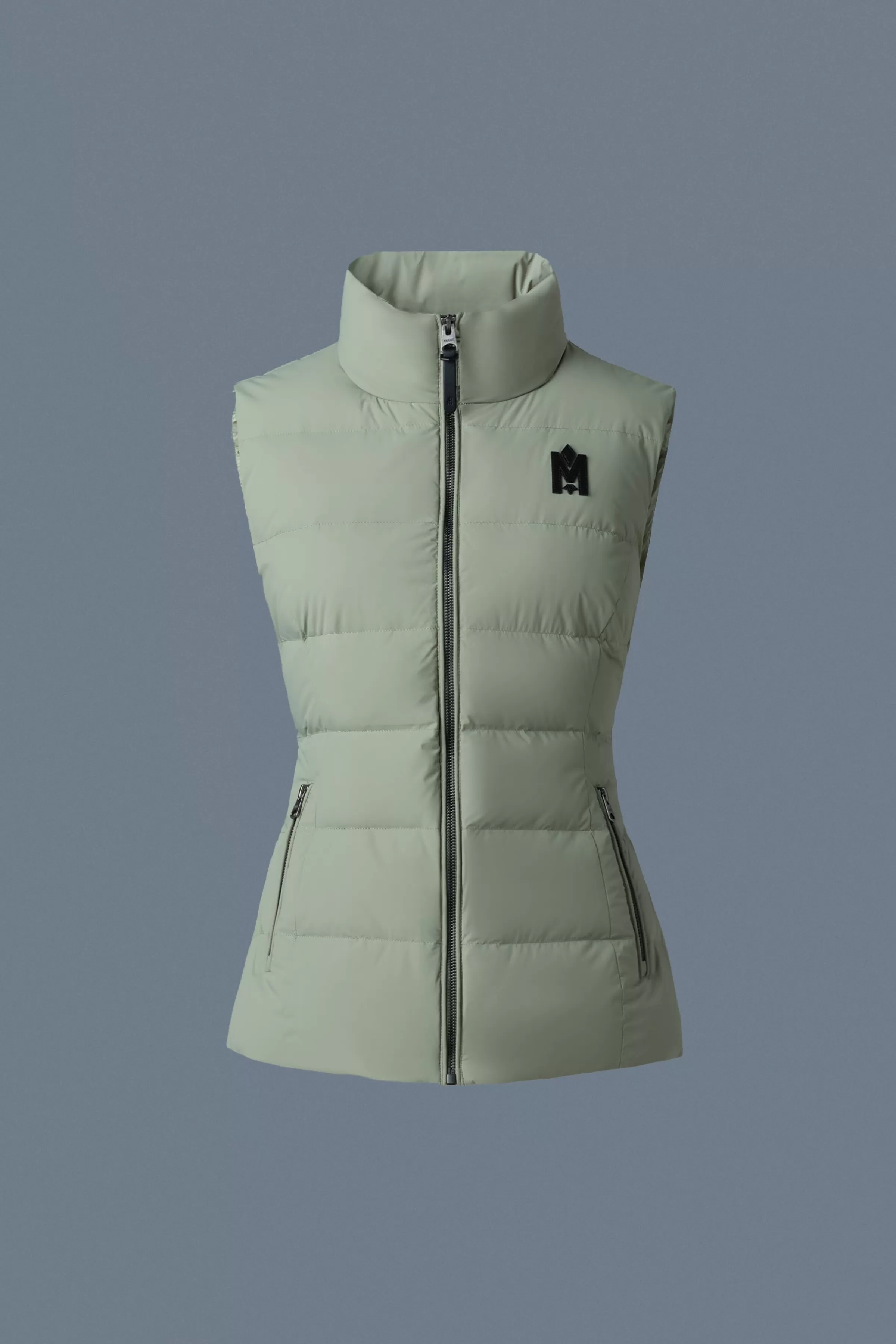 Gisela Stretch Light Down Vest With Stand Collar For Women | ® US | Mackage Shop