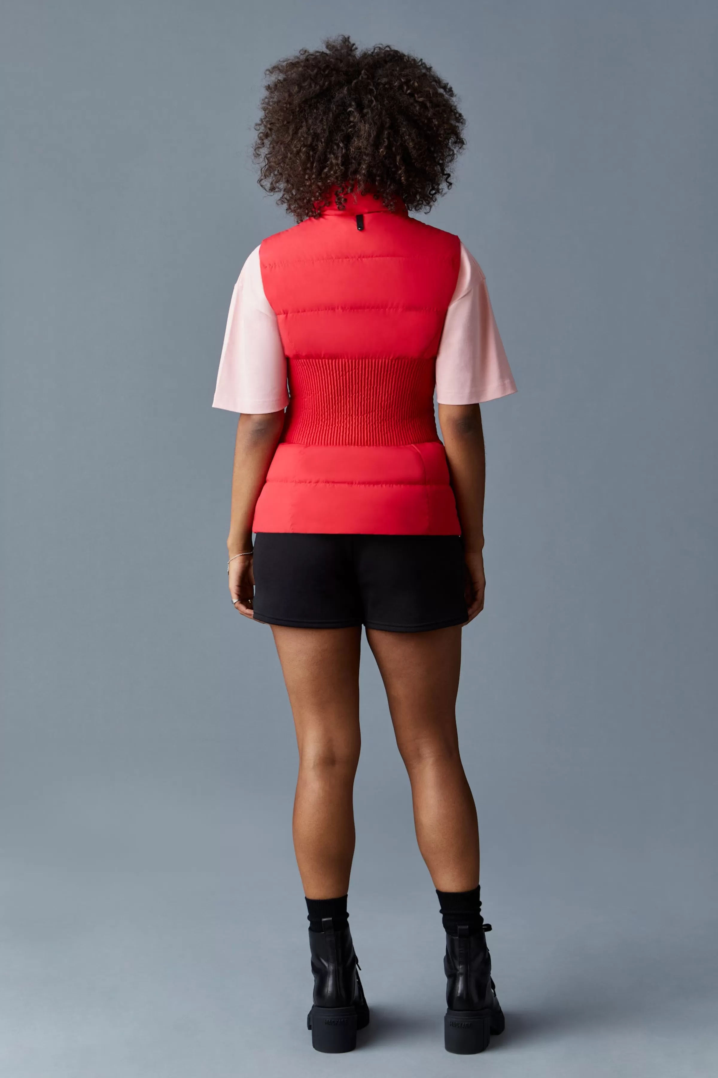 Gisela Stretch Light Down Vest With Stand Collar For Women | ® US | Mackage Shop
