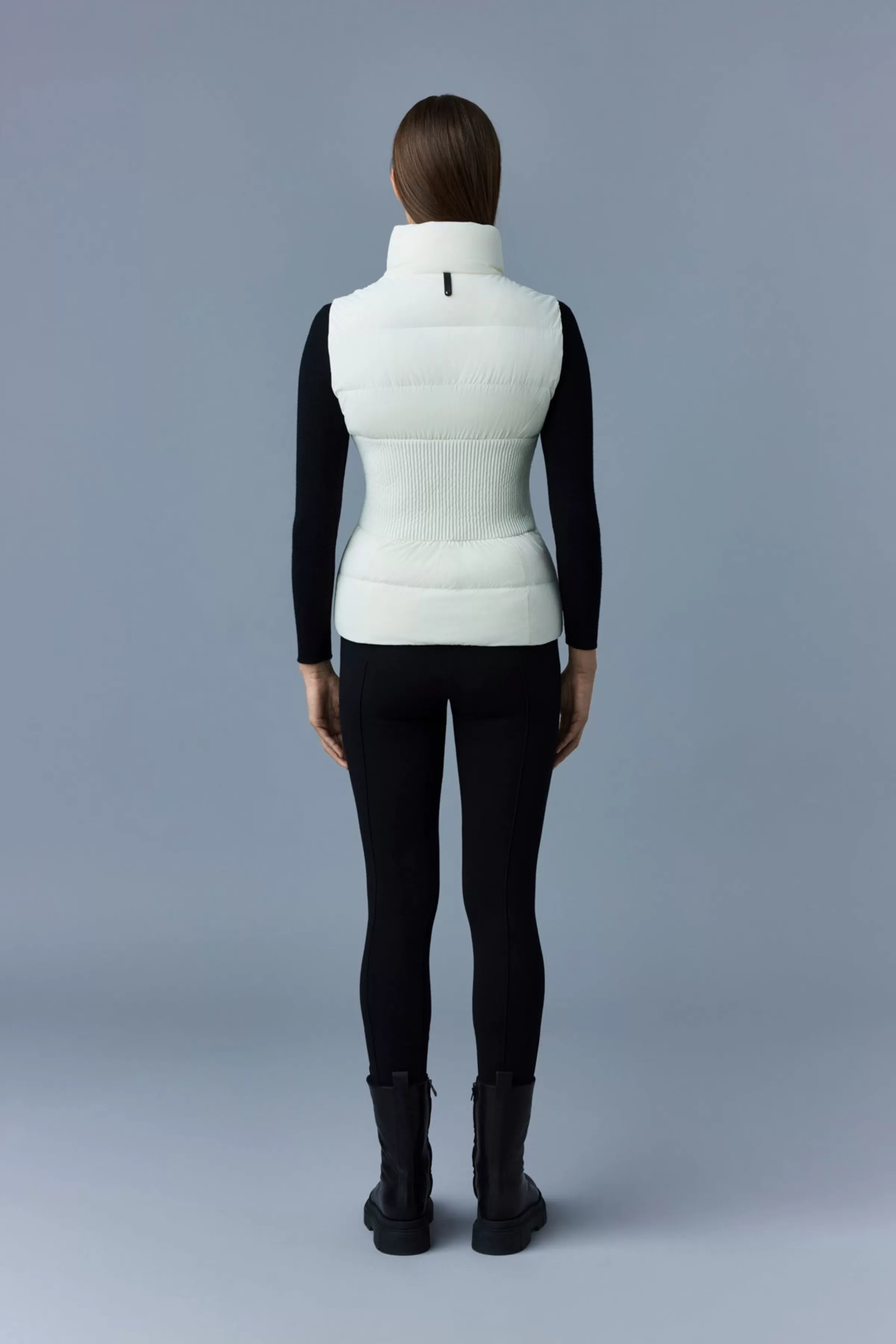 Gisela Stretch Light Down Vest With Stand Collar For Women | ® US | Mackage Shop