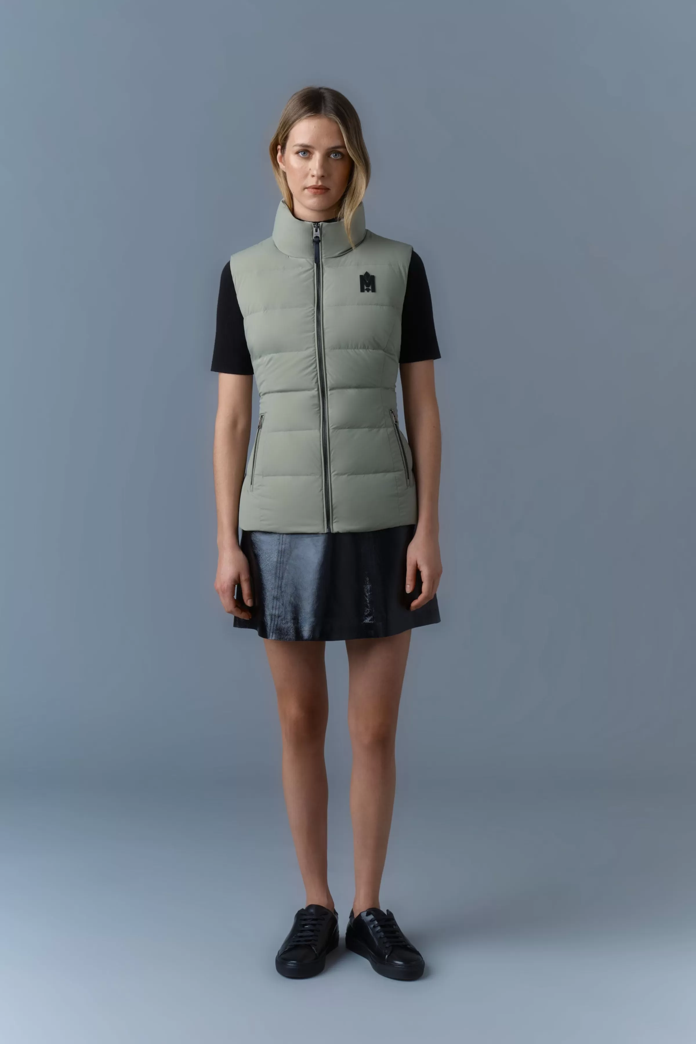 Gisela Stretch Light Down Vest With Stand Collar For Women | ® US | Mackage Shop