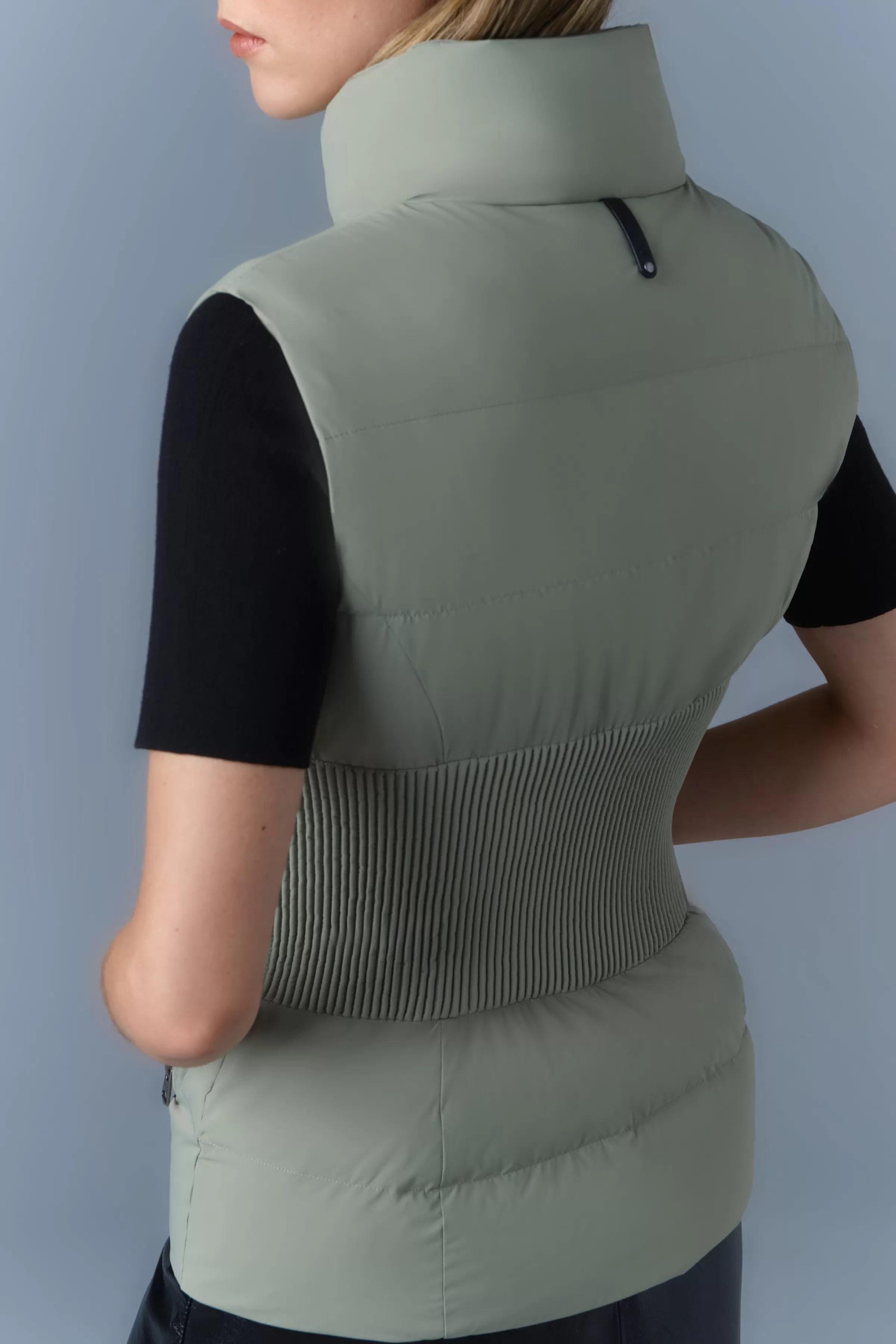 Gisela Stretch Light Down Vest With Stand Collar For Women | ® US | Mackage Shop