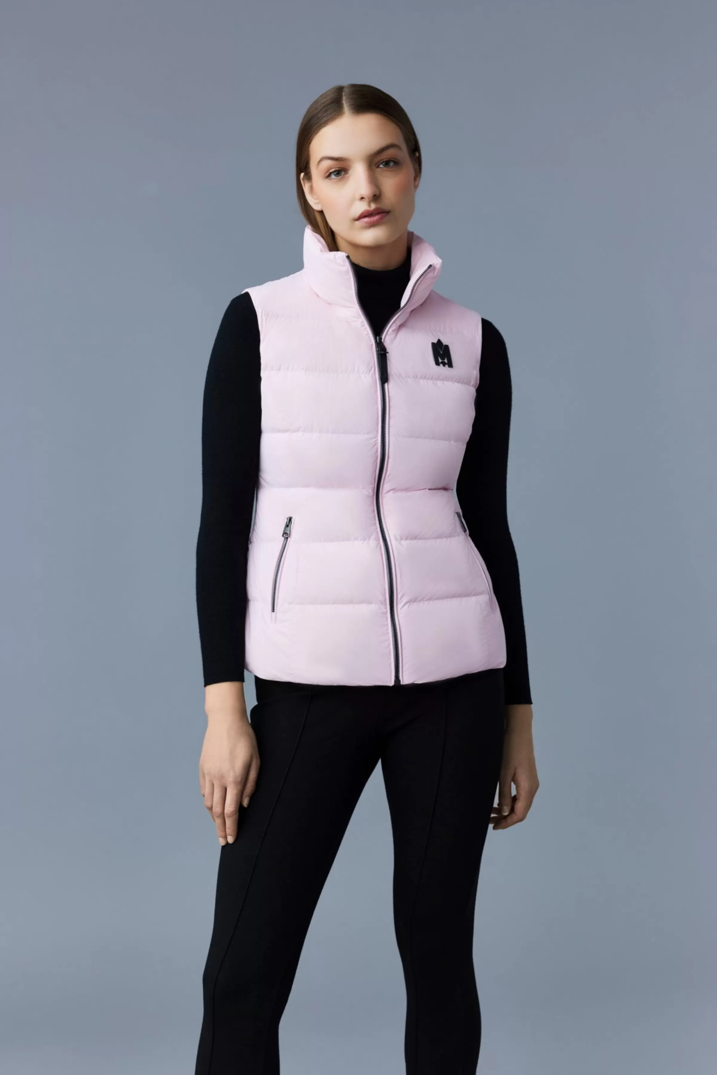 Gisela Stretch Light Down Vest With Stand Collar For Women | ® US | Mackage Store