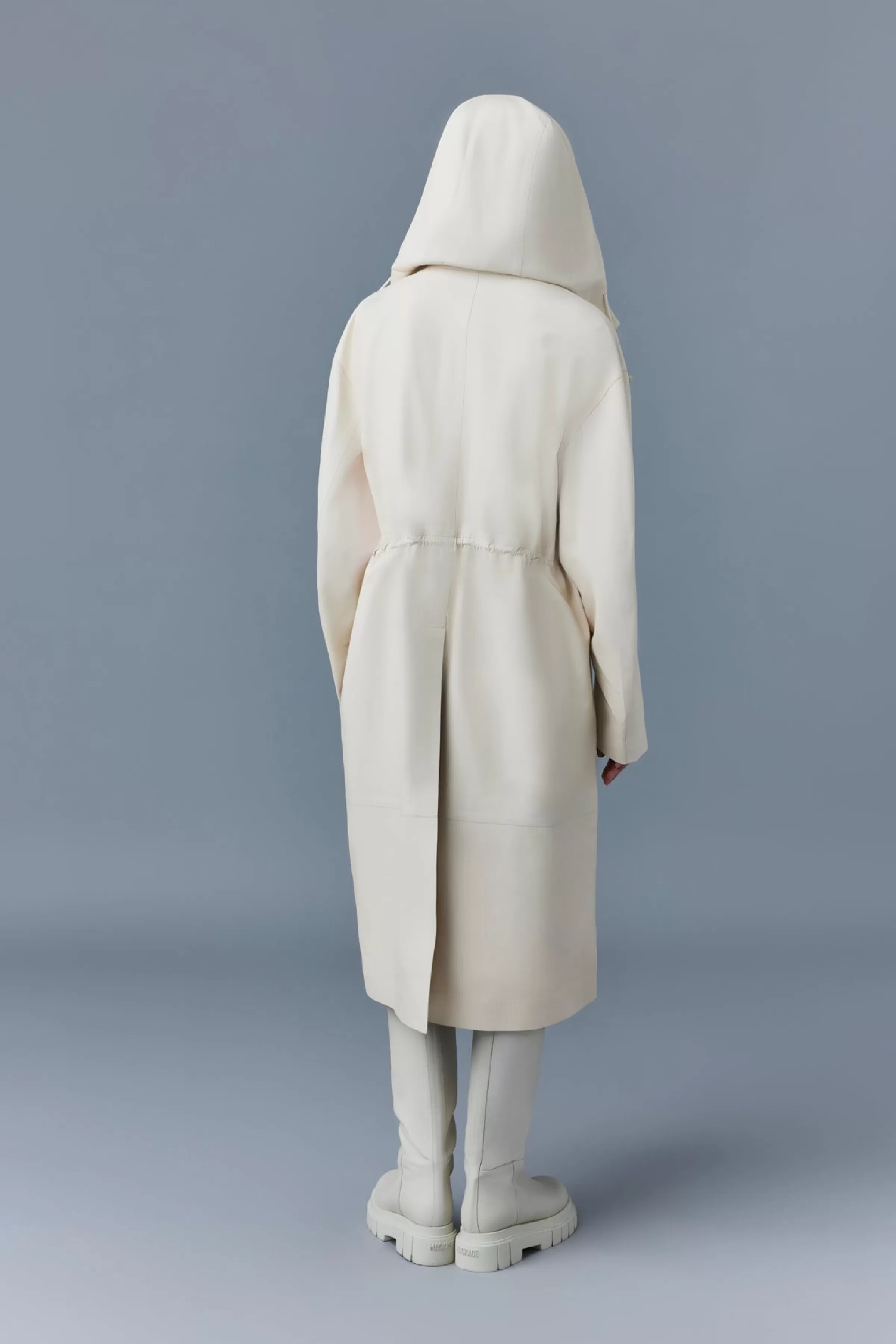 Glory, Calfskin Trench Coat With Waist Drawcord For Ladies | ® US | Mackage Flash Sale