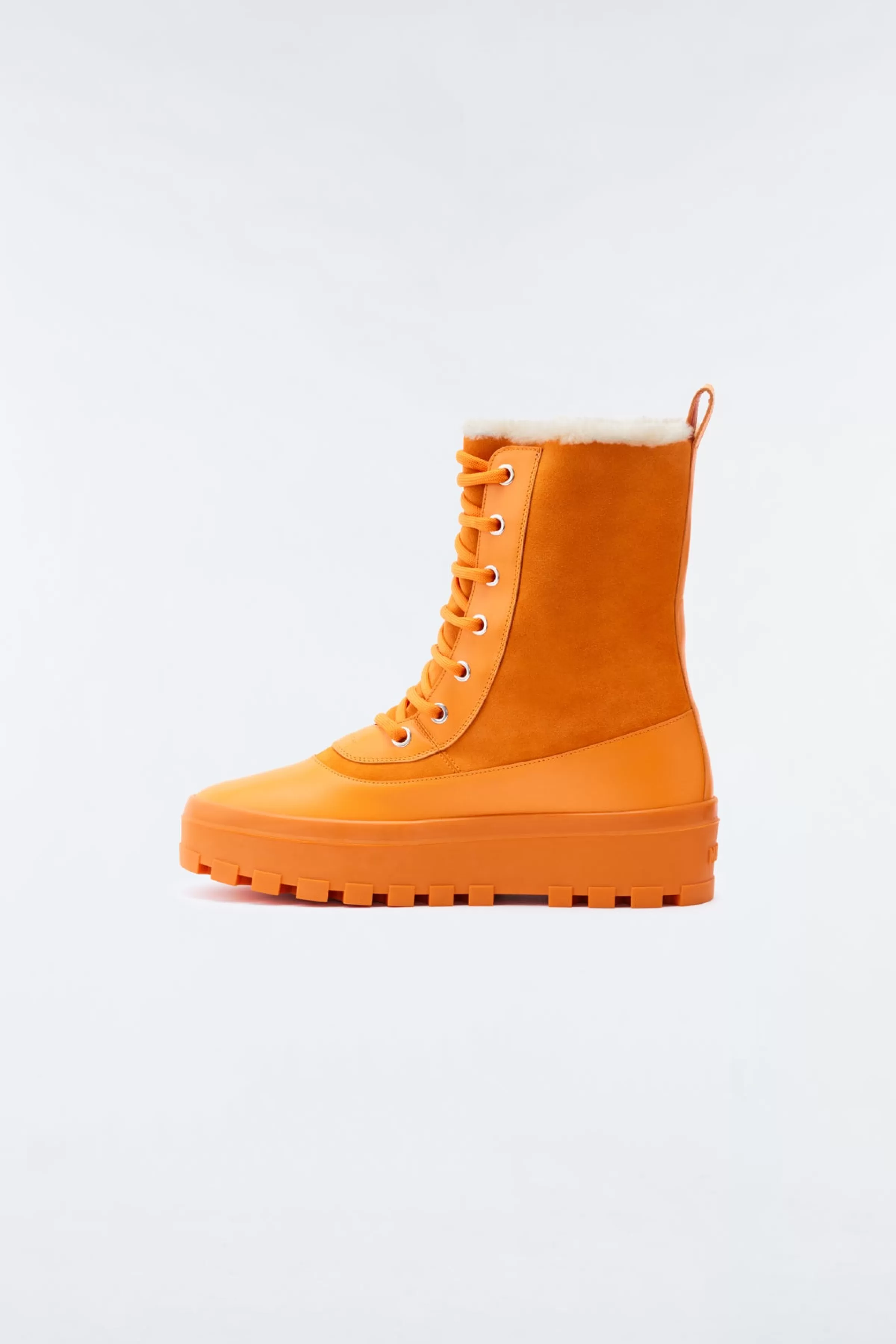 Hero, Shearling-lined Lamb Suede Winter Boot For Ladies | ® US | Mackage New