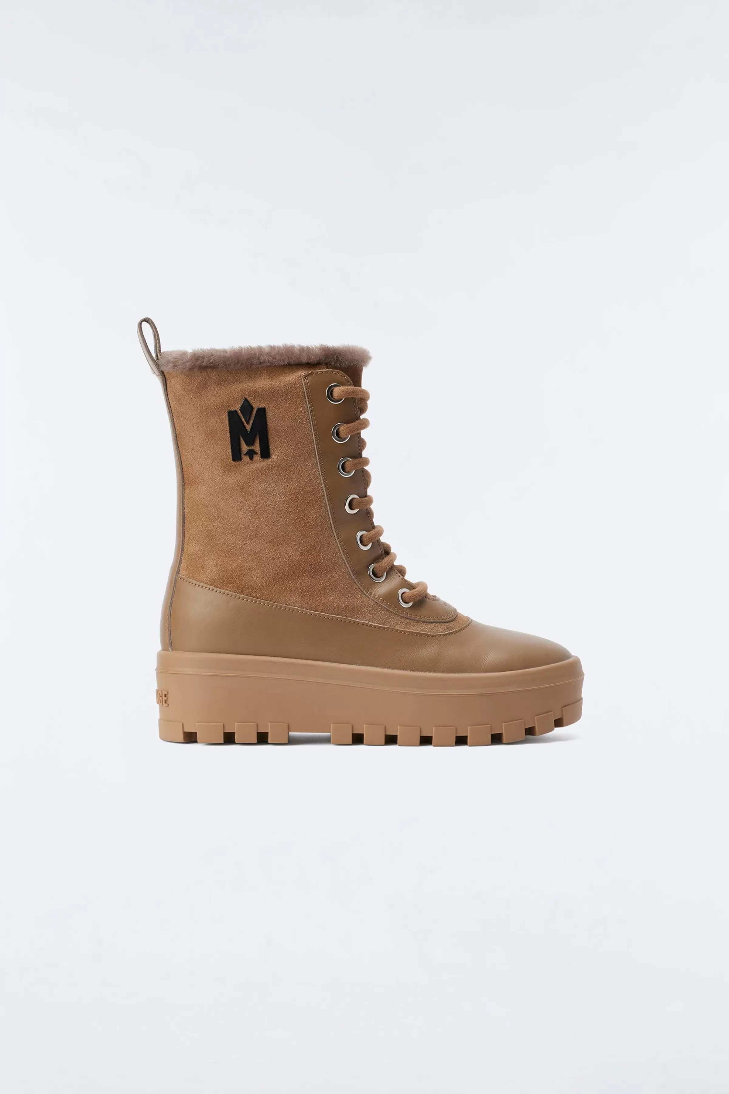 Hero, Shearling-lined Lamb Suede Winter Boot For Ladies | ® US | Mackage New