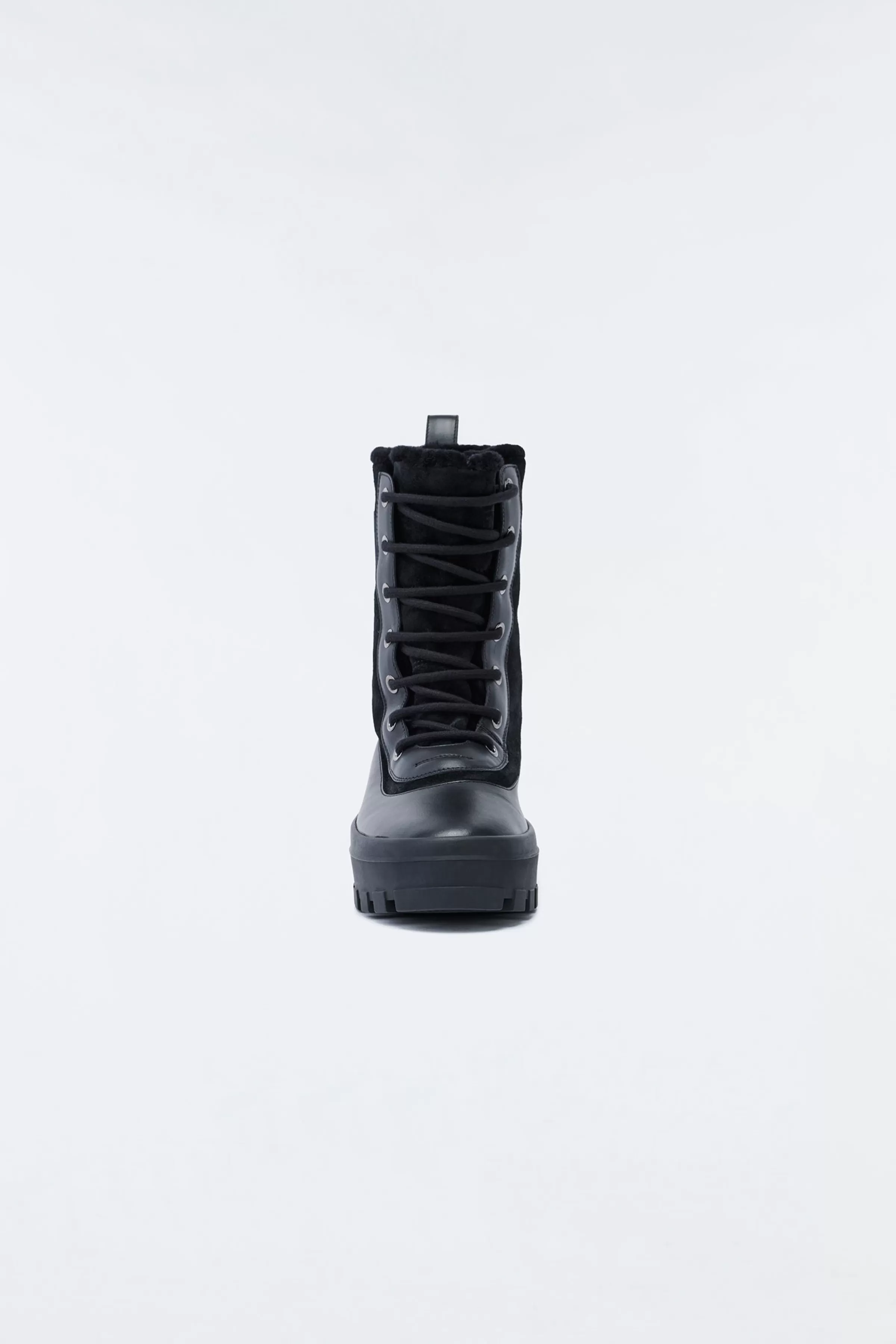 Hero, Shearling-lined Lamb Suede Winter Boot For Ladies | ® US | Mackage New