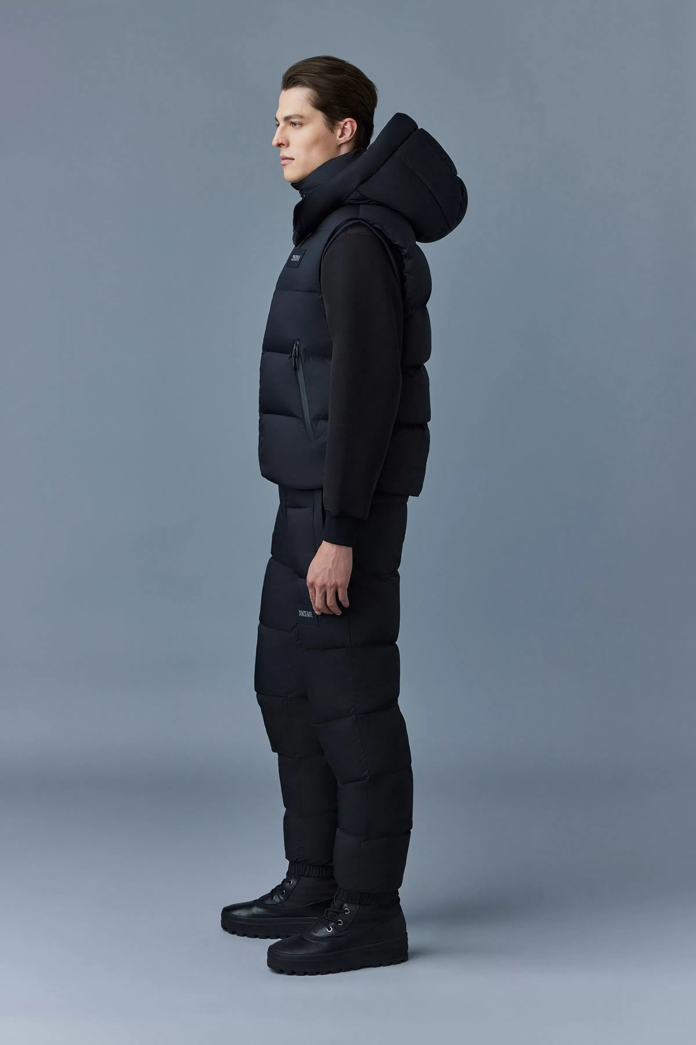 Hugh, Down Vest With Removable Hood For Men | ® US | Mackage Fashion