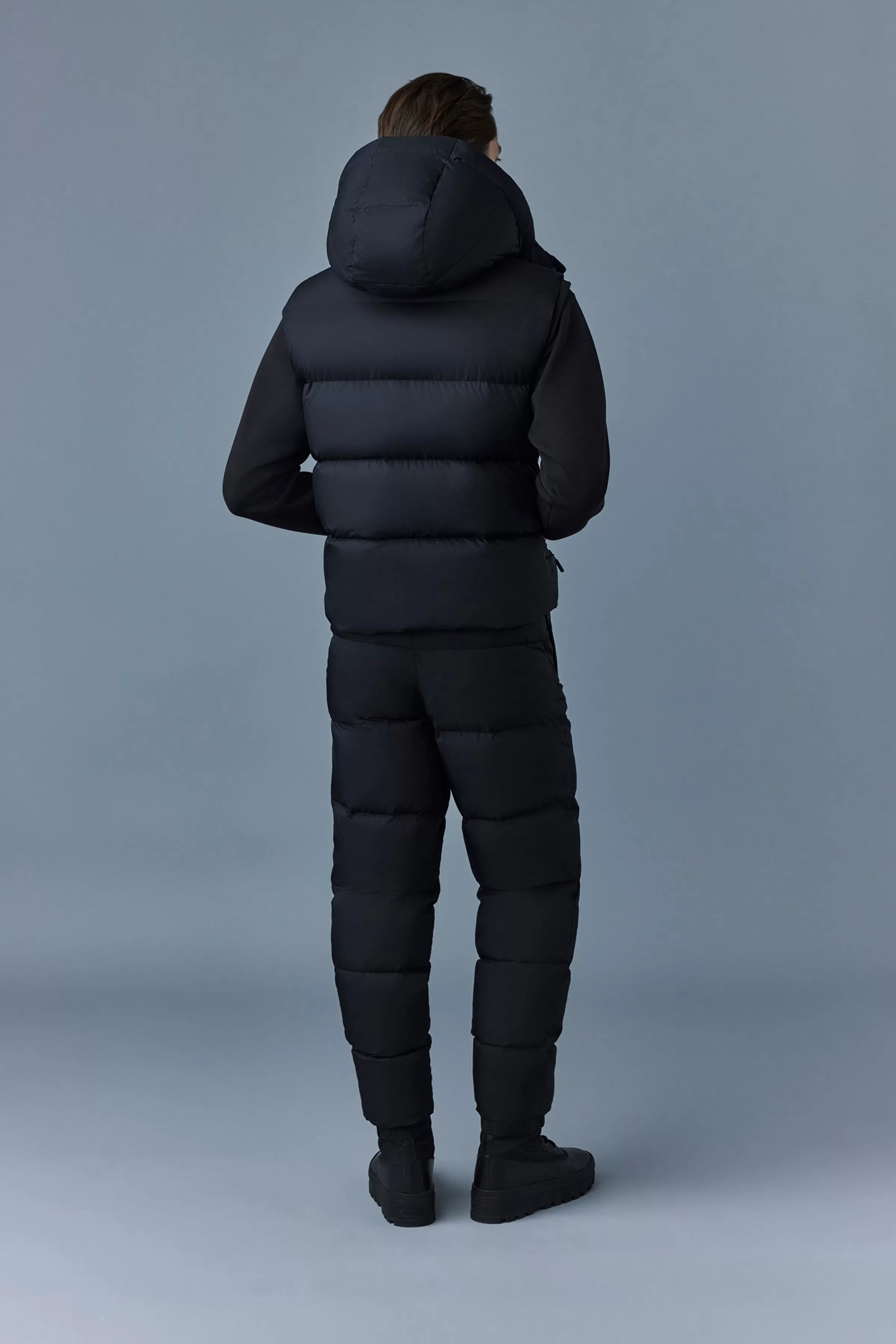 Hugh, Down Vest With Removable Hood For Men | ® US | Mackage Fashion
