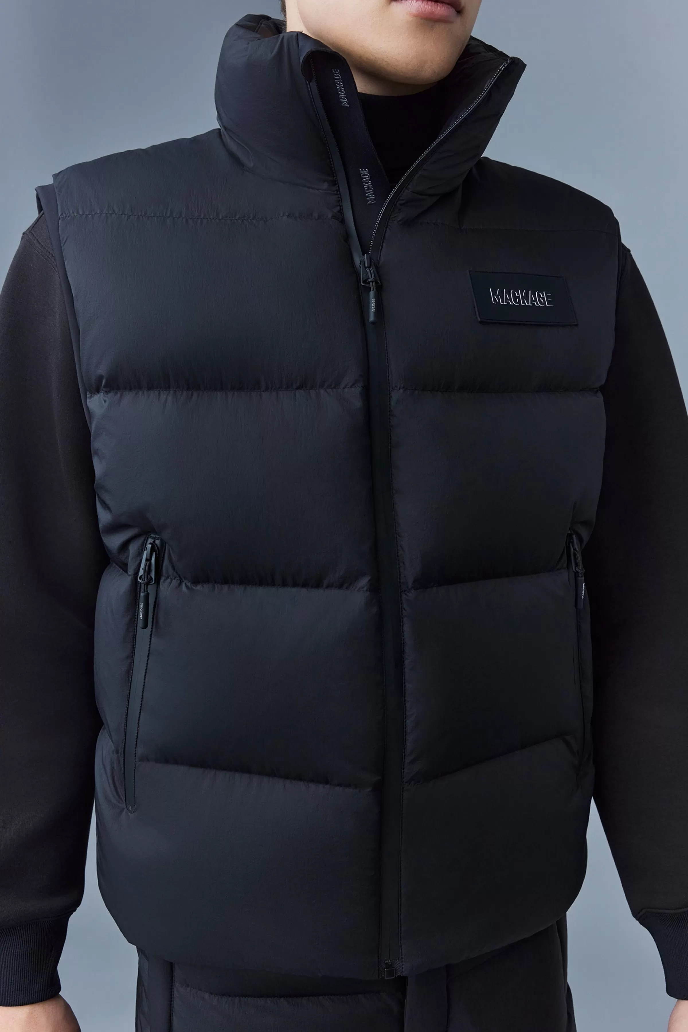 Hugh, Down Vest With Removable Hood For Men | ® US | Mackage Fashion