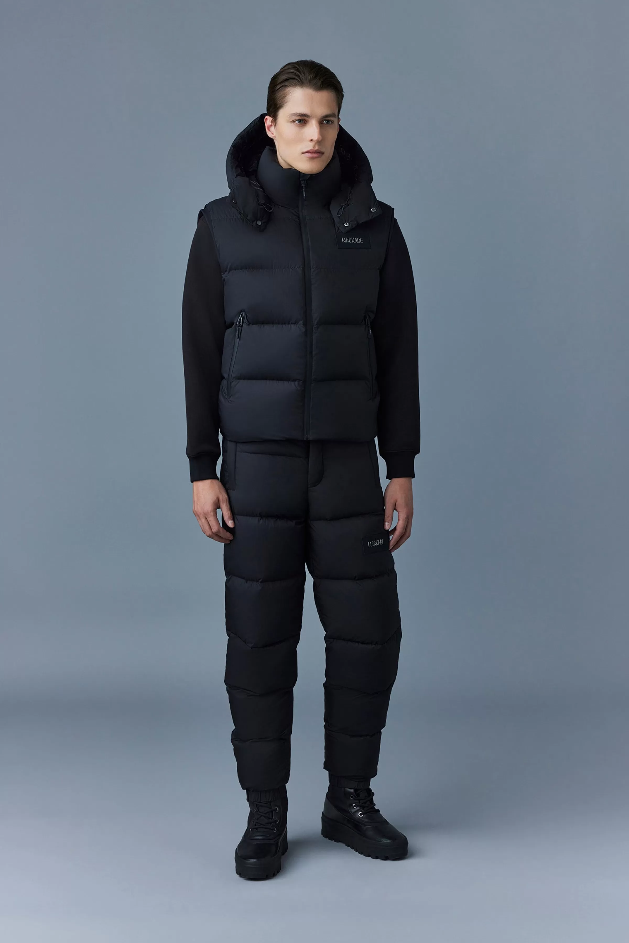 Hugh, Down Vest With Removable Hood For Men | ® US | Mackage Cheap