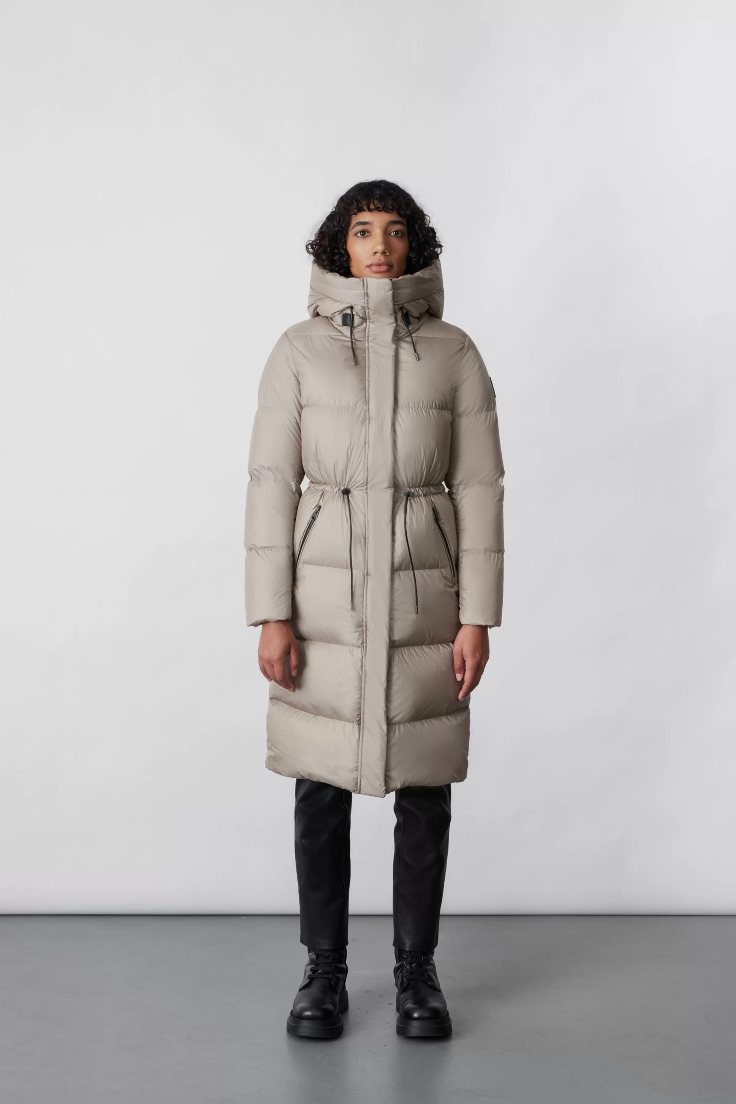 Ishani, Foil Shield Long Down Coat With Hood For Ladies | ® US | Mackage Online