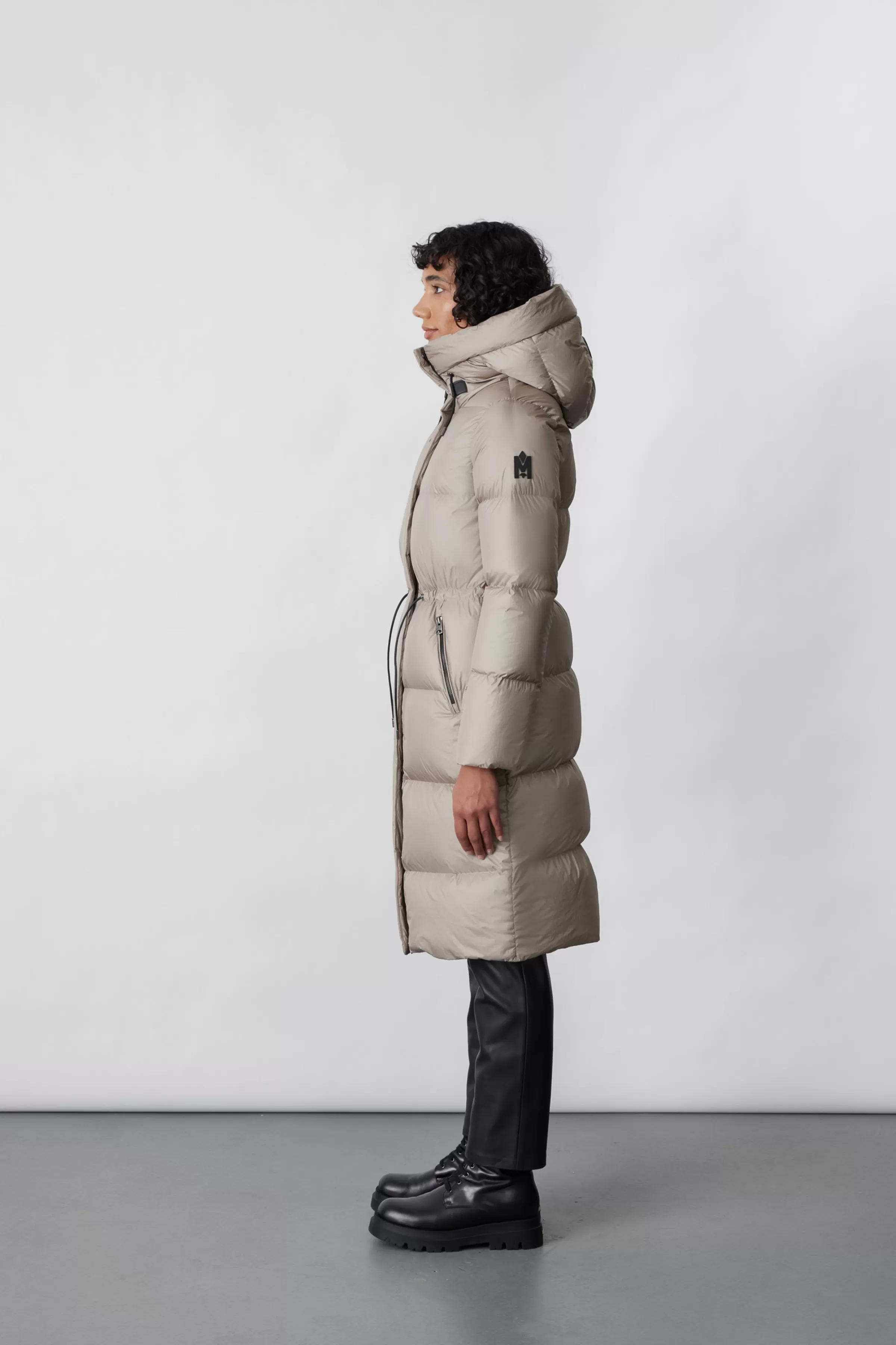 Ishani, Foil Shield Long Down Coat With Hood For Ladies | ® US | Mackage Online