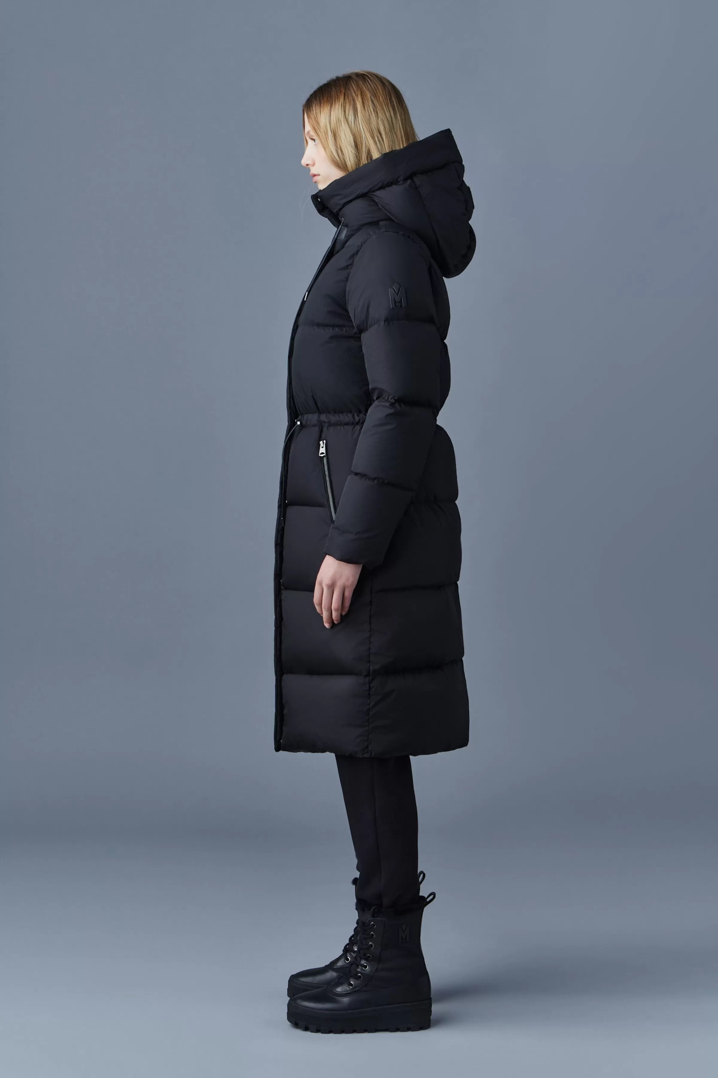 Ishani, Foil Shield Long Down Coat With Hood For Ladies | ® US | Mackage Online