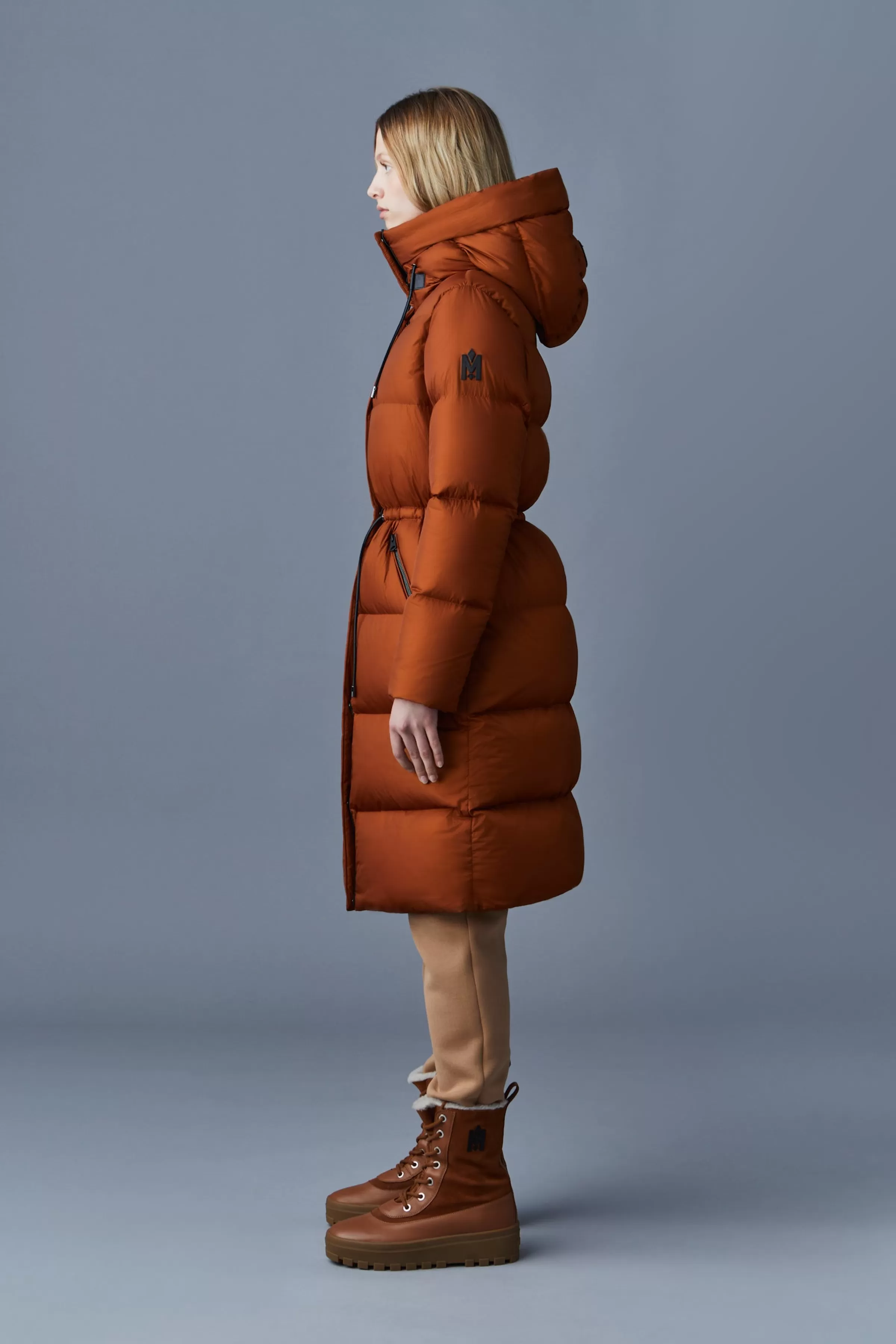 Ishani, Foil Shield Long Down Coat With Hood For Ladies | ® US | Mackage Online