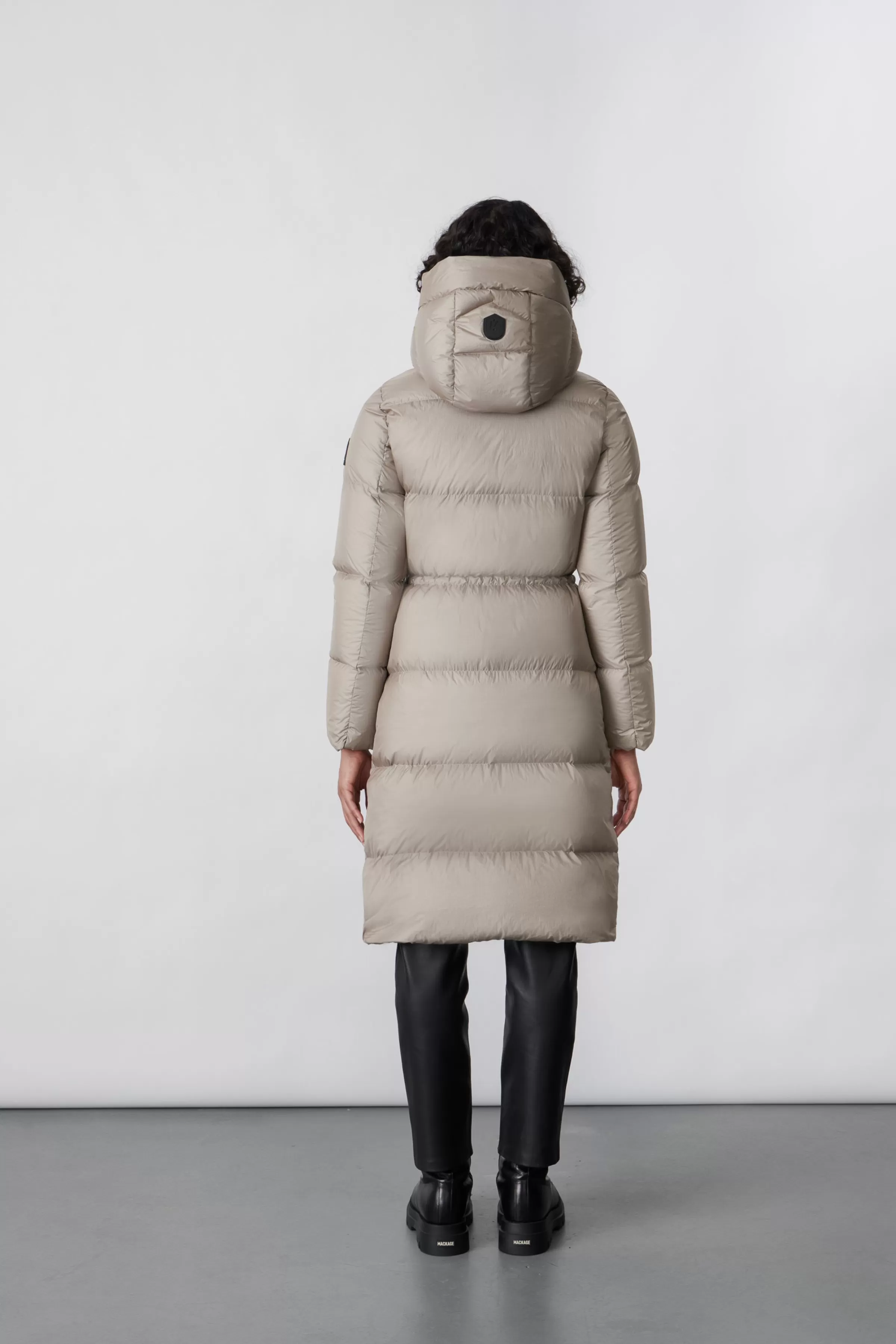 Ishani, Foil Shield Long Down Coat With Hood For Ladies | ® US | Mackage Online