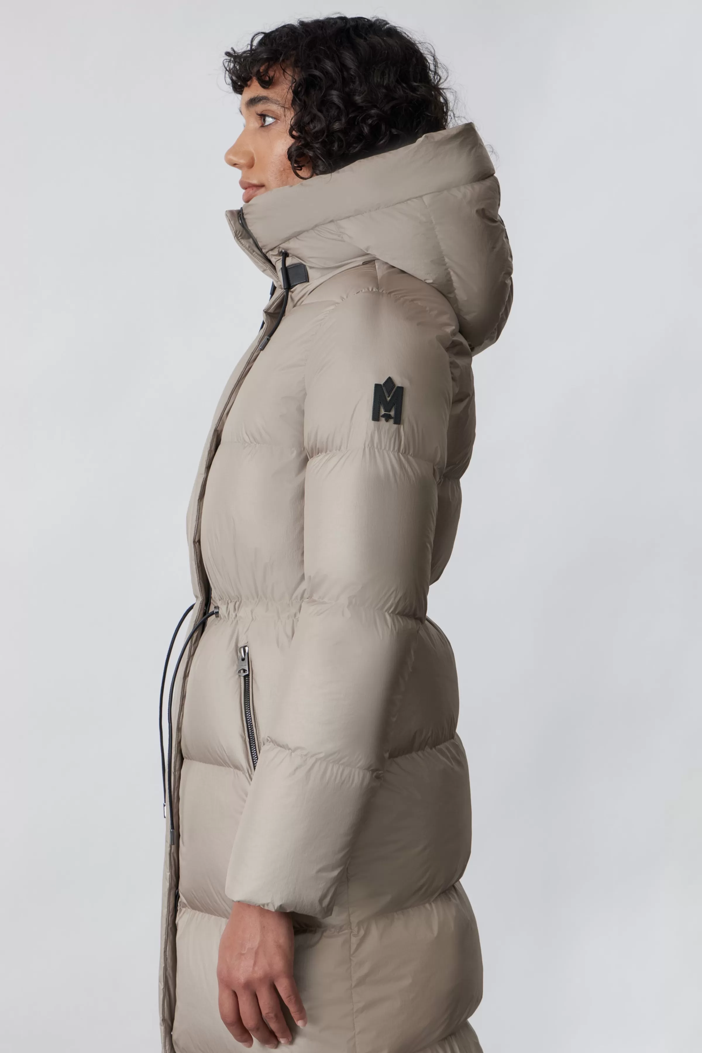 Ishani, Foil Shield Long Down Coat With Hood For Ladies | ® US | Mackage Online