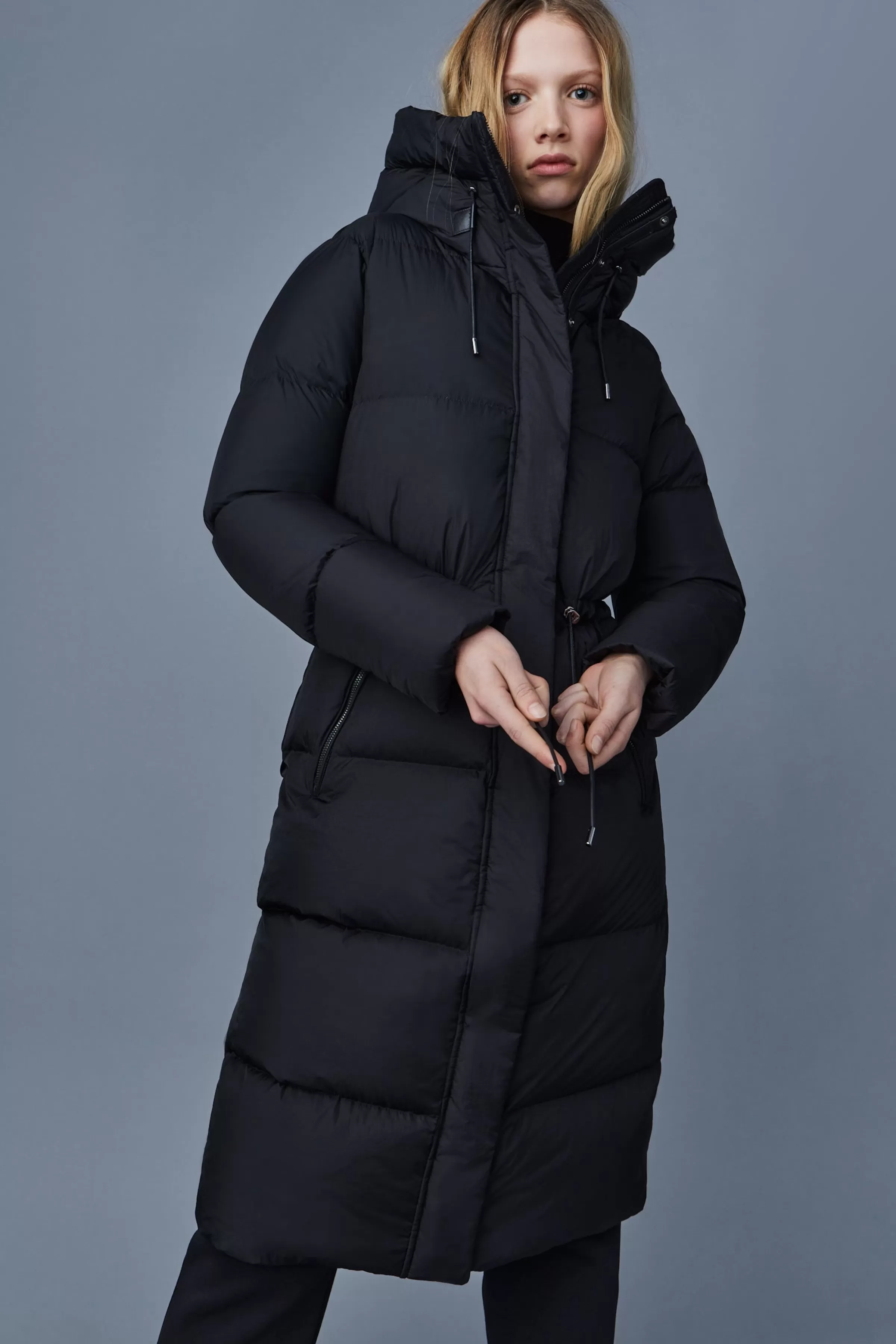 Ishani, Foil Shield Long Down Coat With Hood For Ladies | ® US | Mackage Online